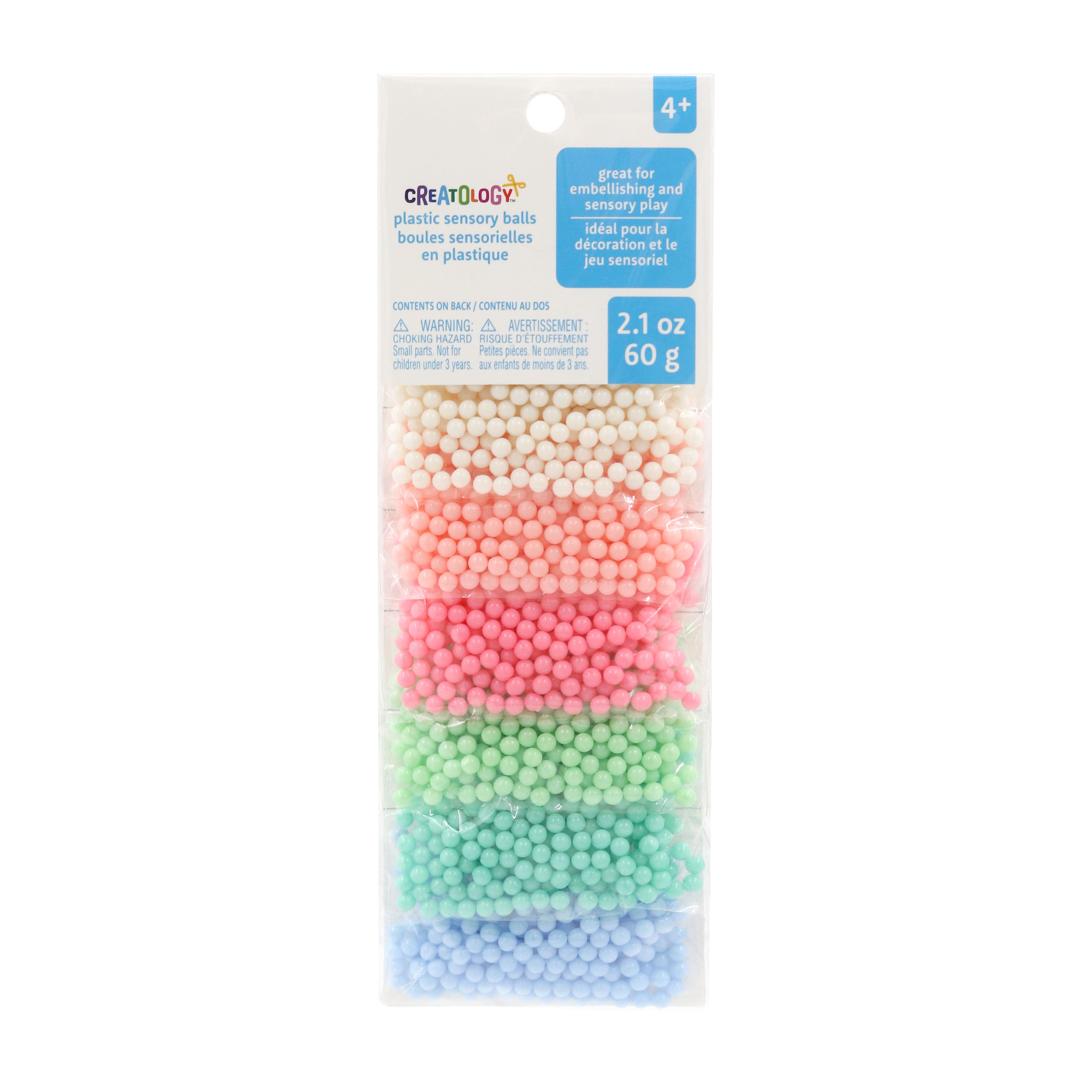 Pastel Plastic Sensory Balls by Creatology™
