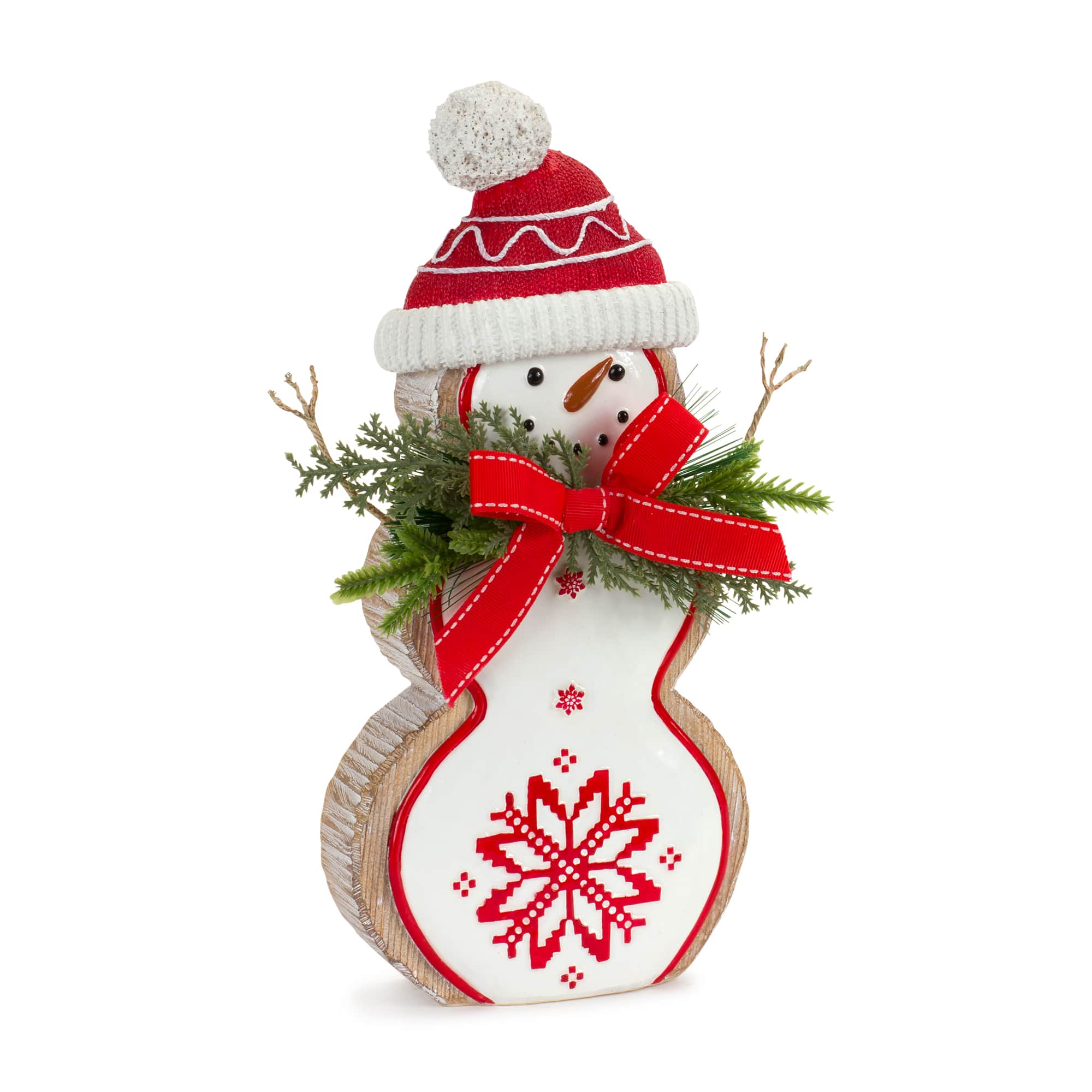 Resin Snowman Figurine Set