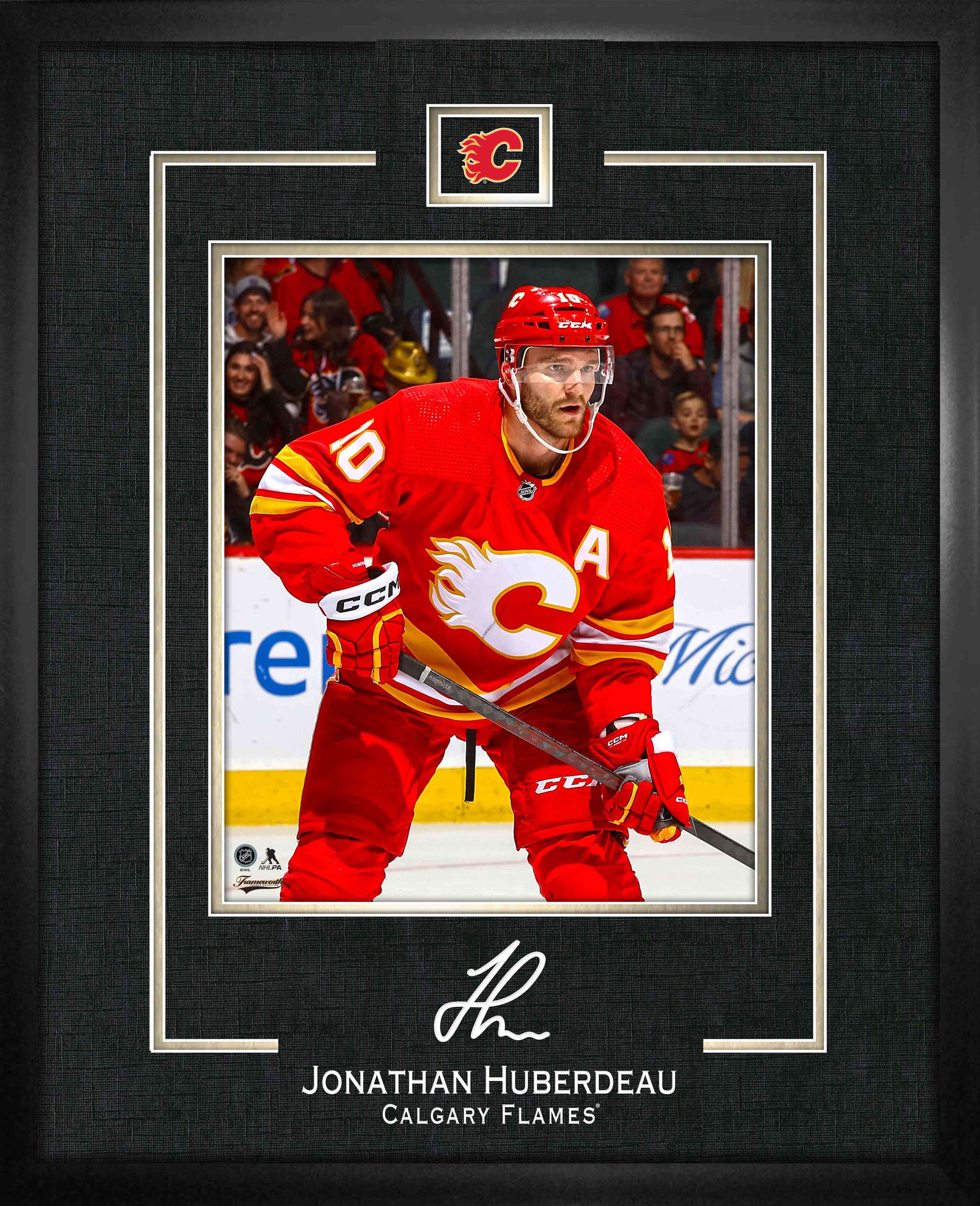 Jonathan Huberdeau 16" x 20" Replica Signature Frame Flames