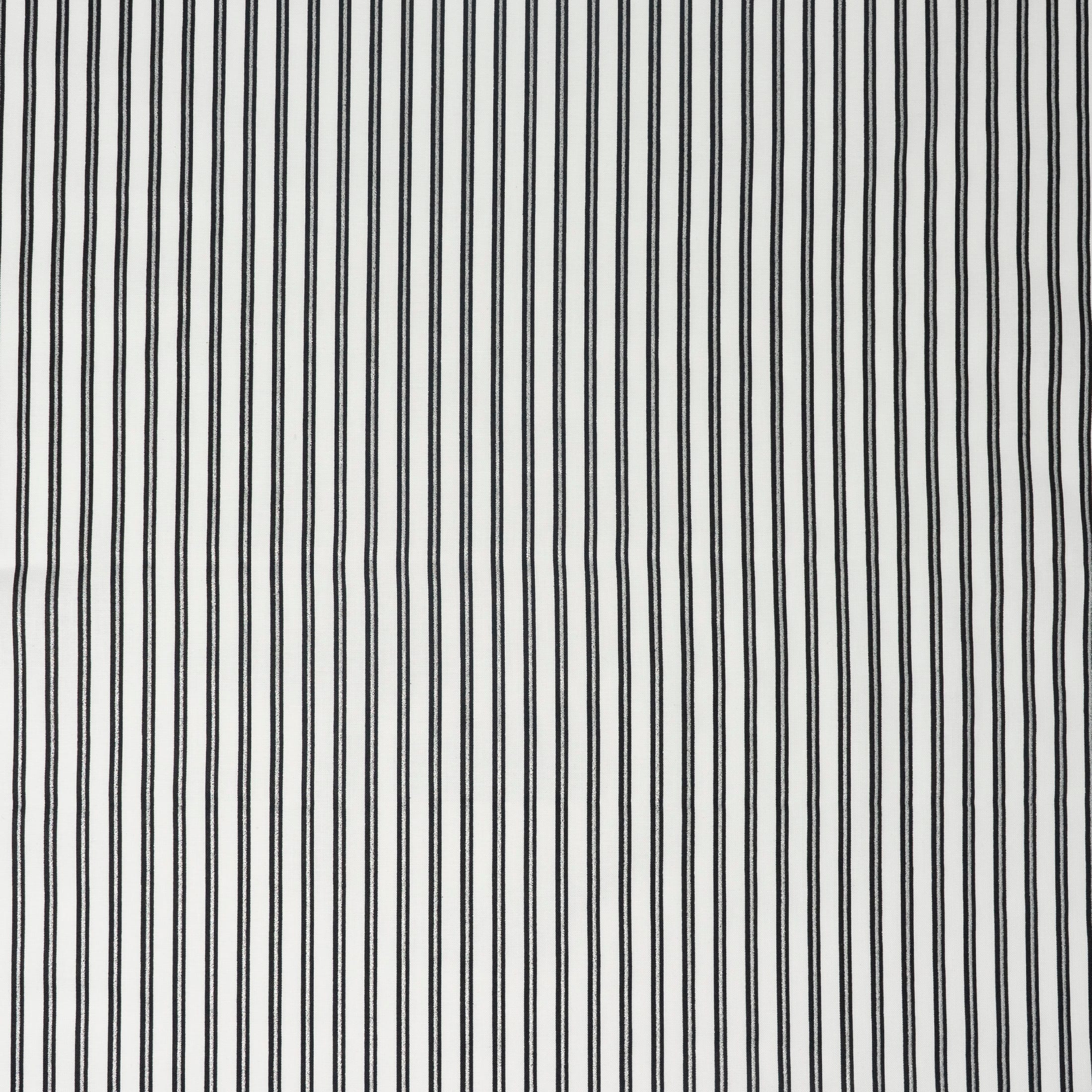 Stitch & Sparkle Dark Romance Collection Metallic Stripe Cotton Fabric