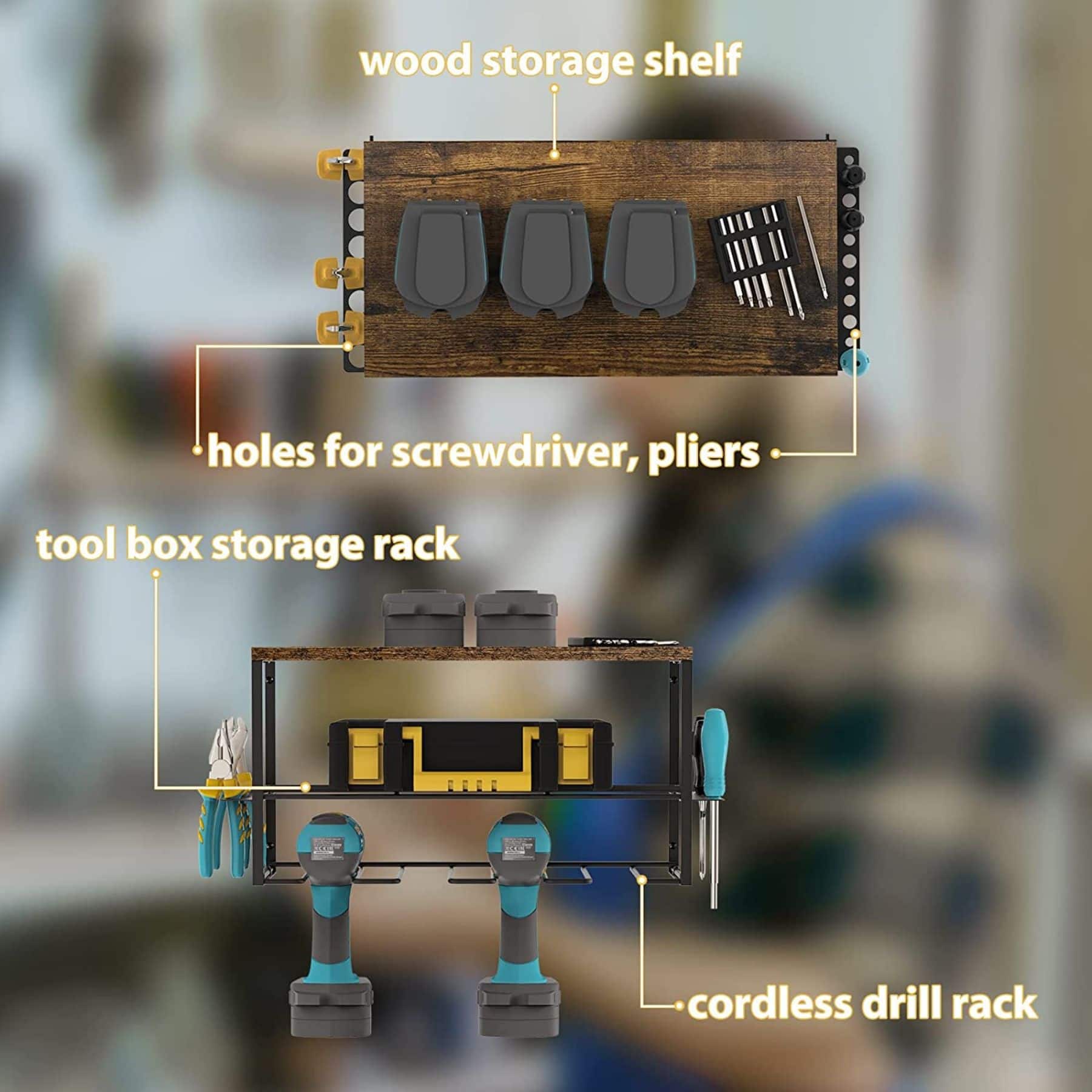 NEX™ 17" Power Tool Wall Organizer