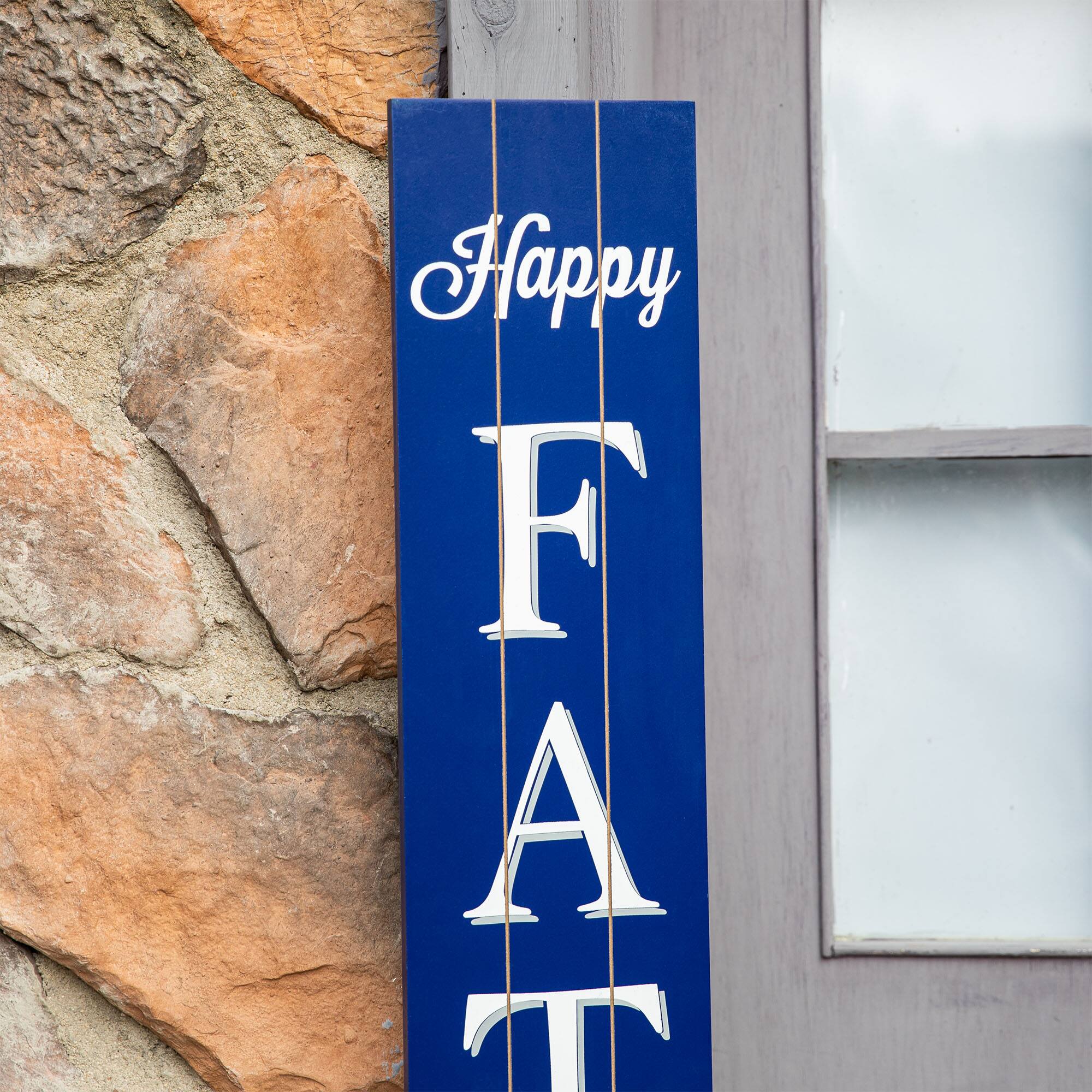 Glitzhome® 5ft. Blue Father's Day Porch Sign