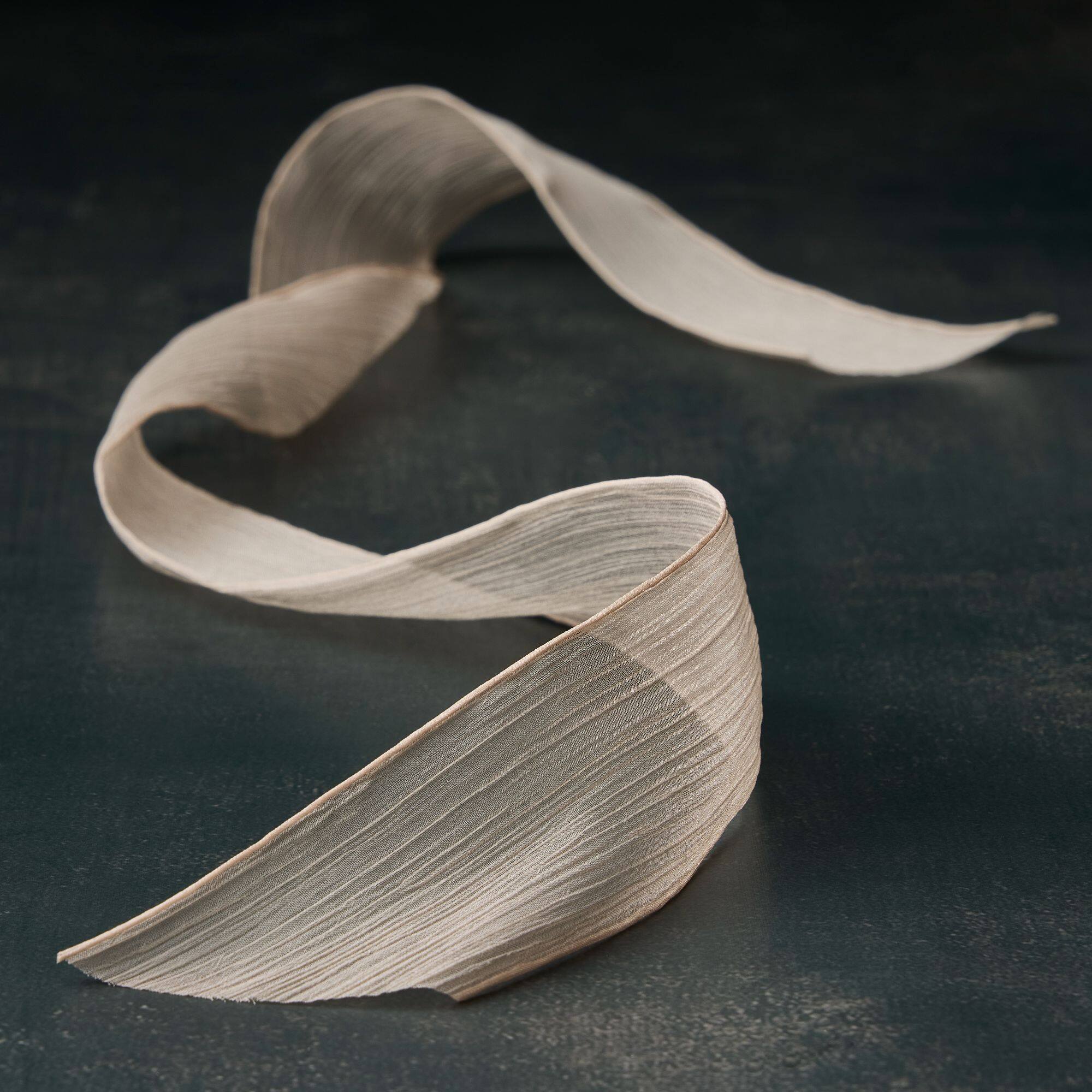 12 Pack: 1.5" x 3yd. Wired Crackle Chiffon Ribbon by Celebrate It™