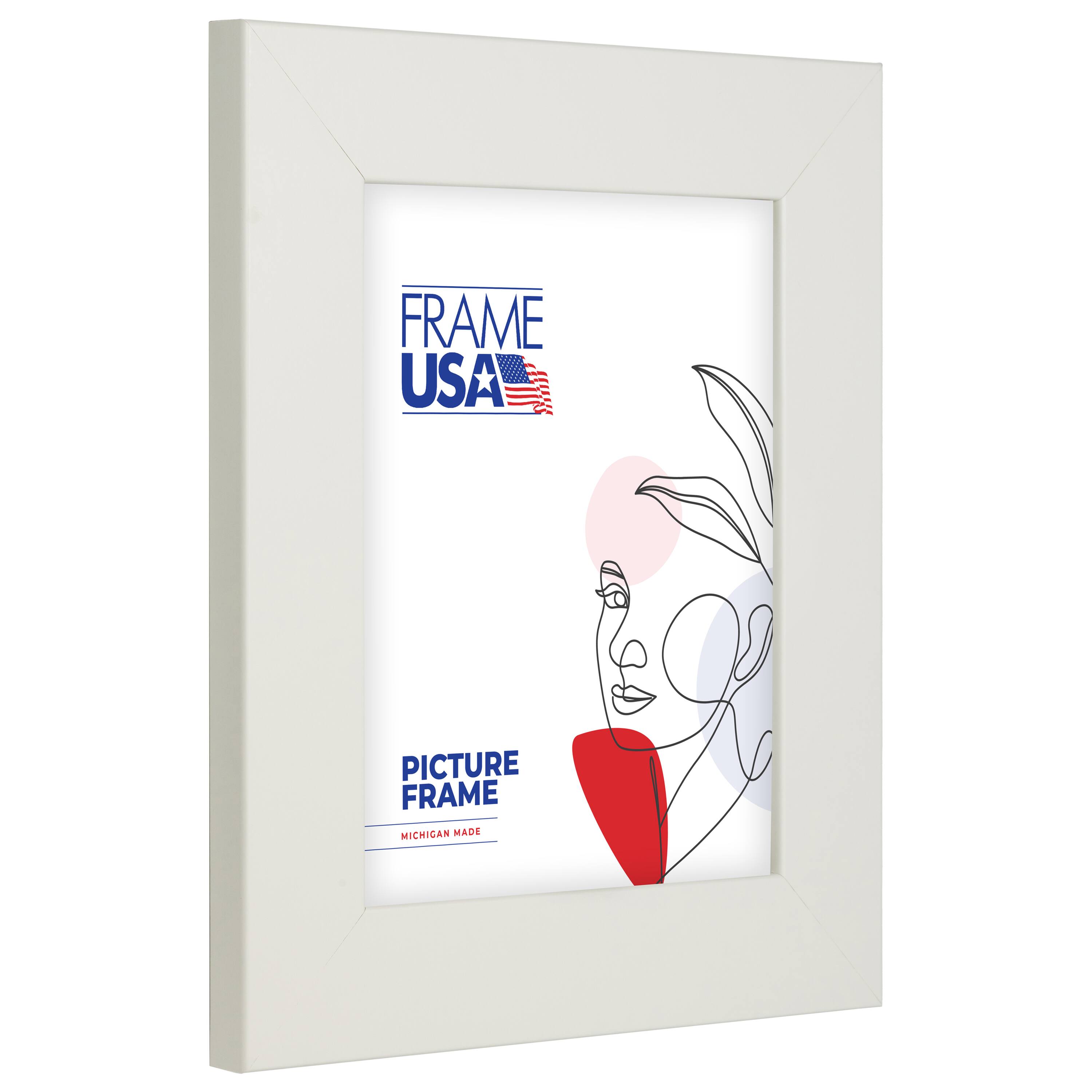 Frame USA Corporate Wide White Single Image Picture Frame