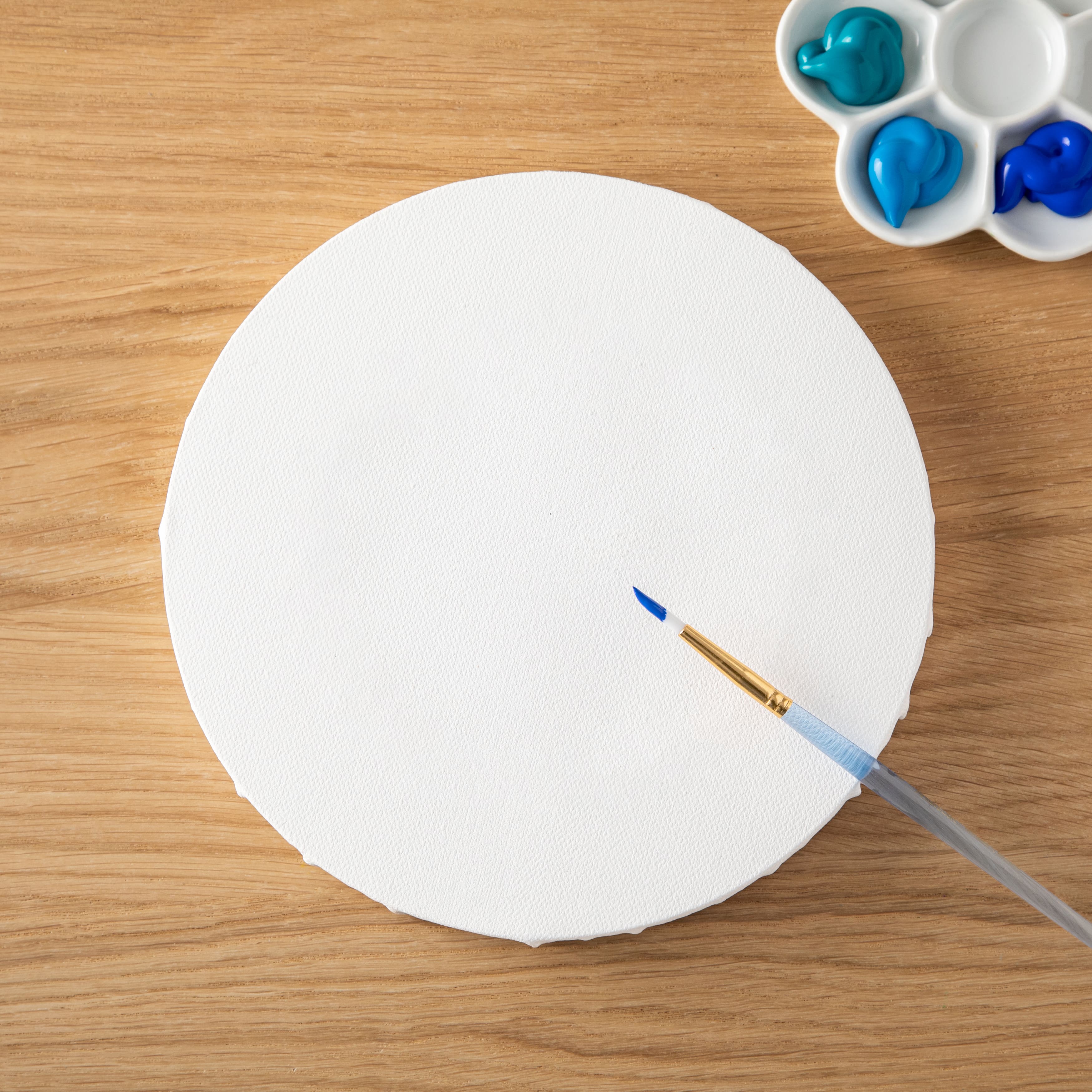12 Pack: Level 1 Round Traditional Profile Canvas by Artist's Loft™