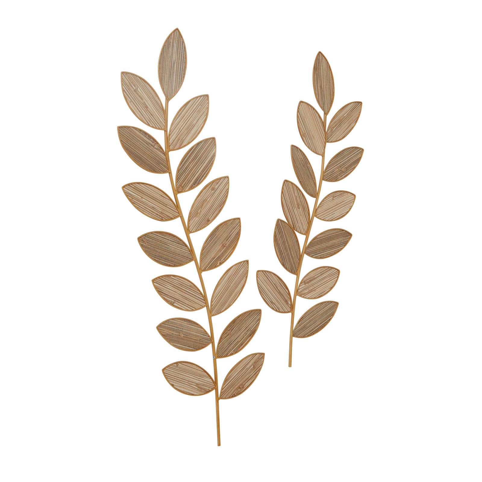 Brown Metal Coastal Wall Decor, Set of 2 36", 30" 