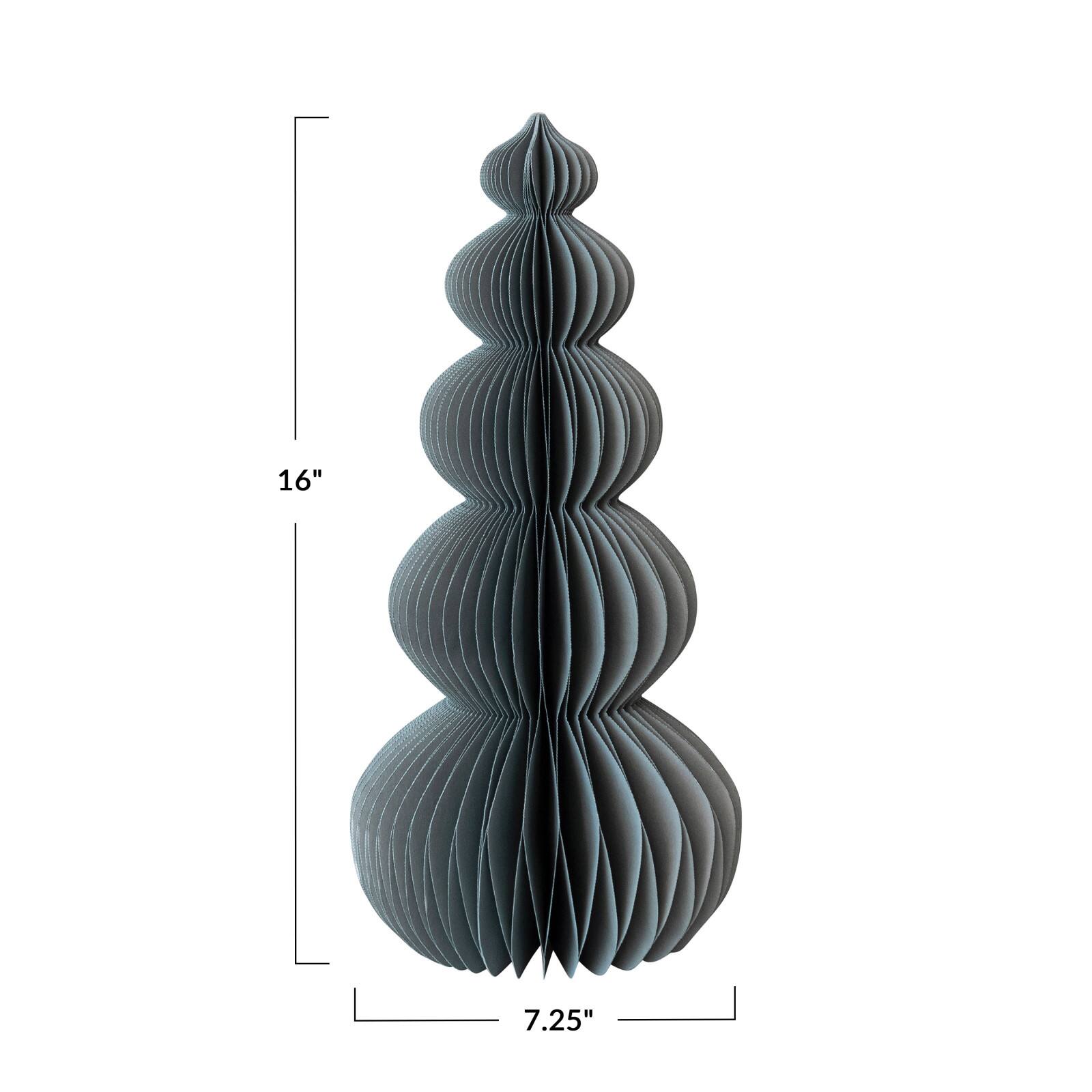 Hello Honey® 16" Gray Paper Folding Honeycomb Tree
