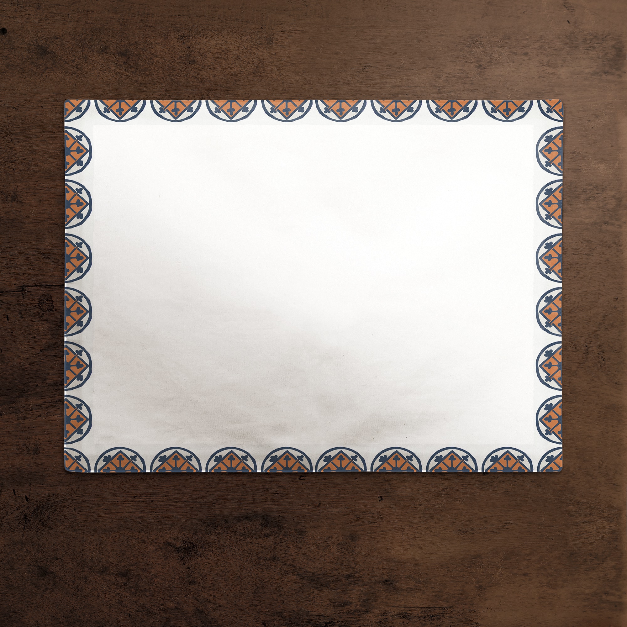Tile Pattern 18" x 14" Cotton Twill Placemat
