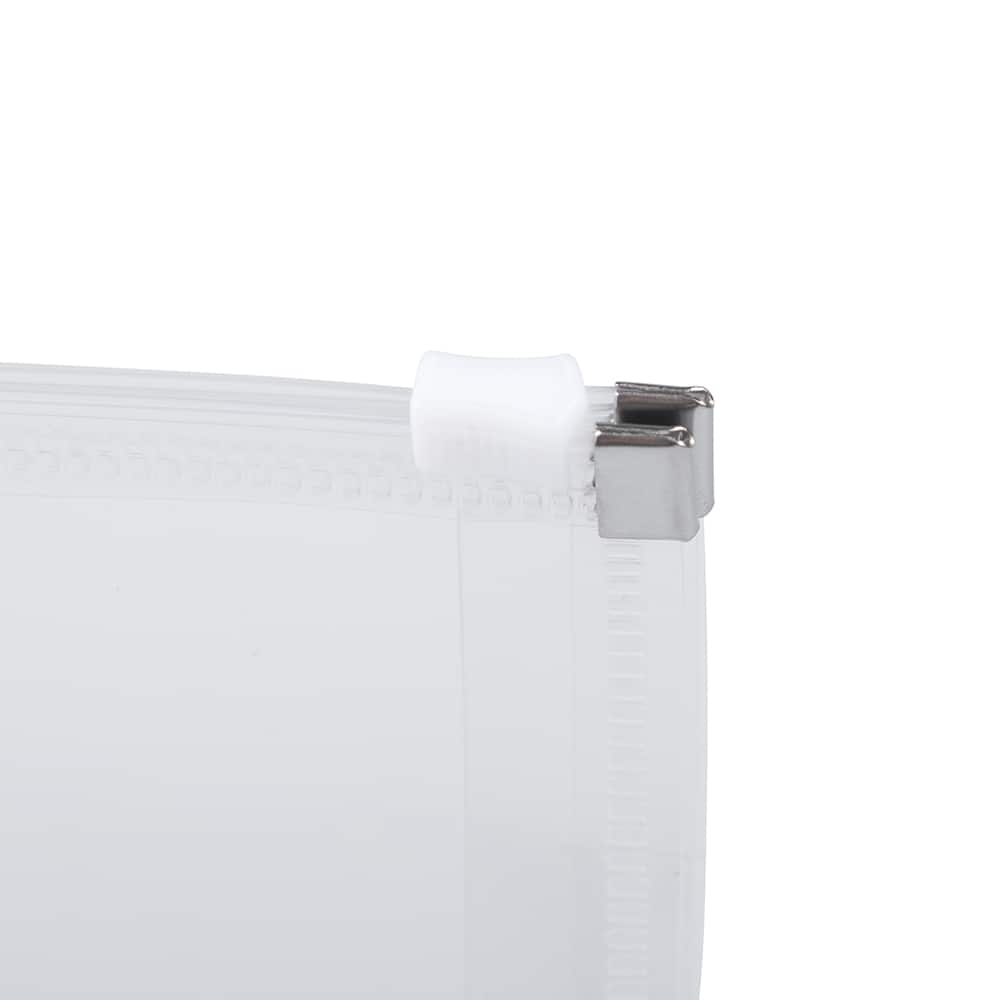 JAM Paper 5" x 10" Plastic Zip Closure Envelopes, 12ct.