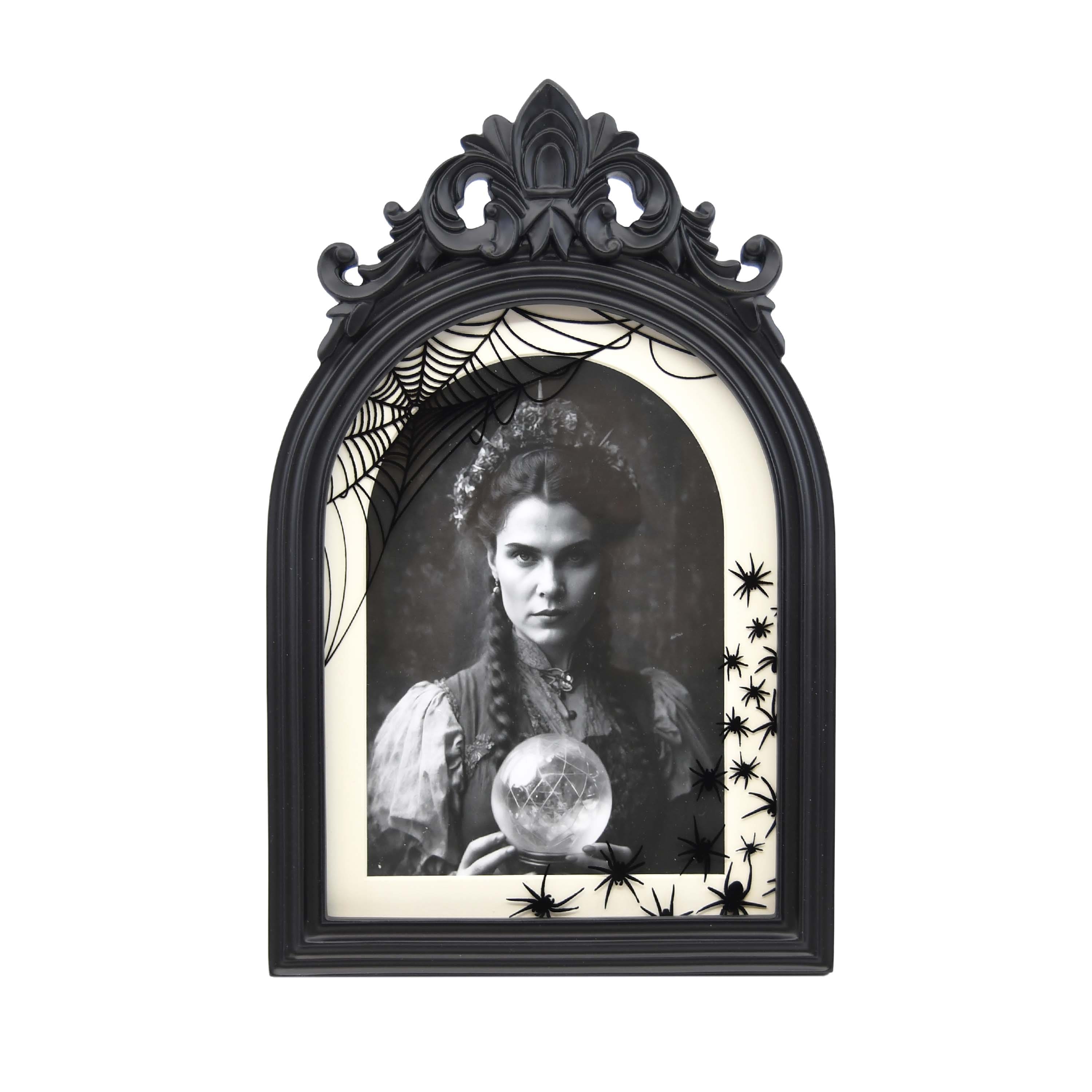 5" x 7" Black Arch with Spiders Tabletop Frame with Mat by Ashland®