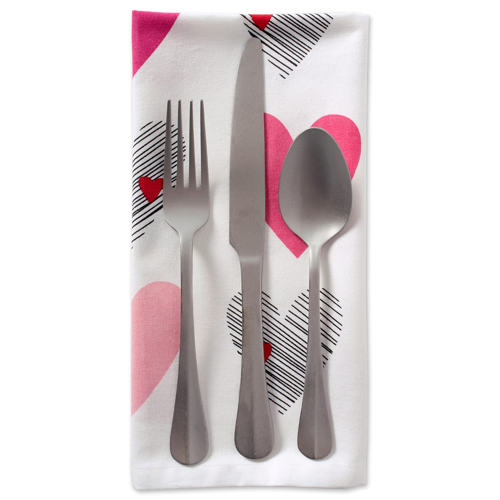 DII® Hearts Collage Print Napkins, 6ct.