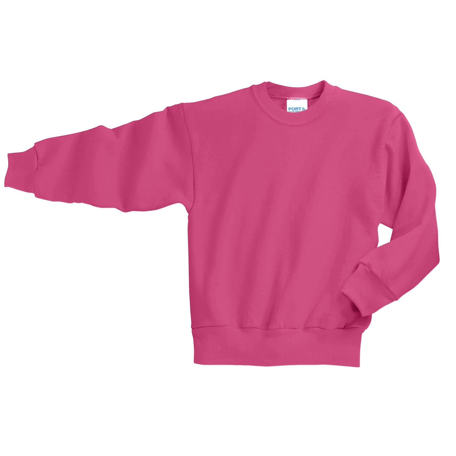 Port & Company® Youth Core Fleece Crewneck Sweatshirt