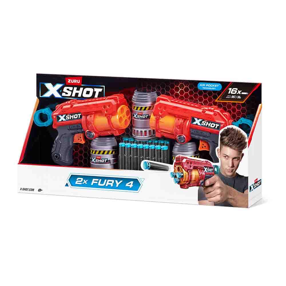 Zuru X-Shot Fury 4 2 Pack