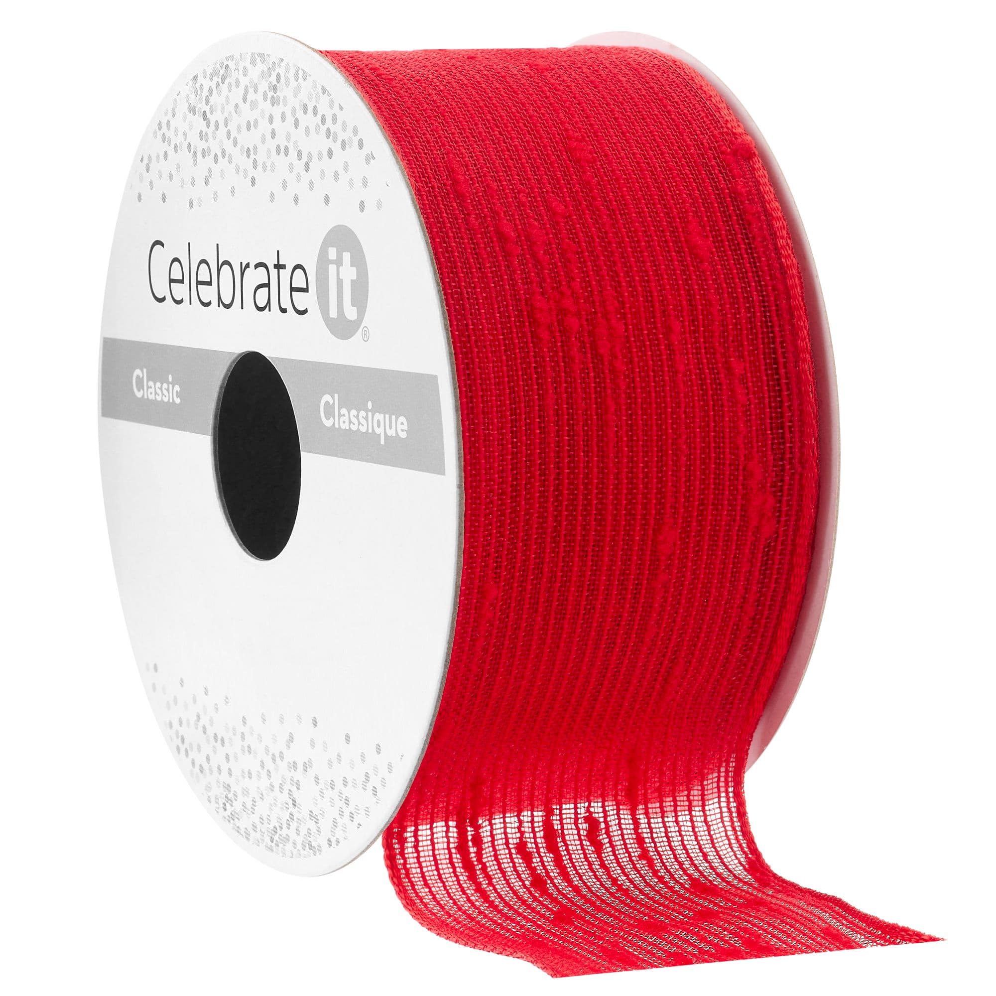 12 Pack: 1.5" x 3yd. Wired Crackle Chiffon Ribbon by Celebrate It™