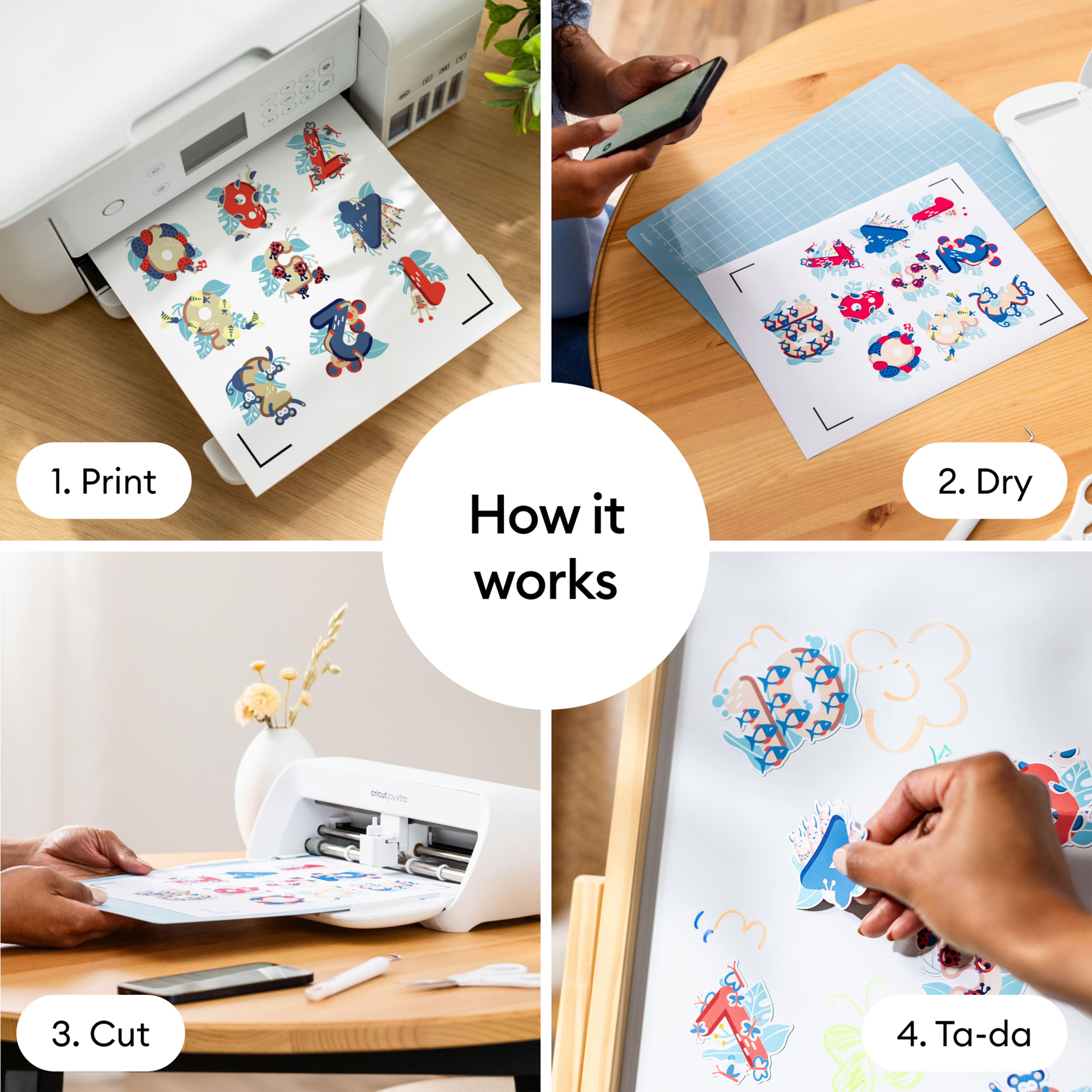 Cricut® 8.5" x 11" White Printable Magnet Sheets, 3ct.
