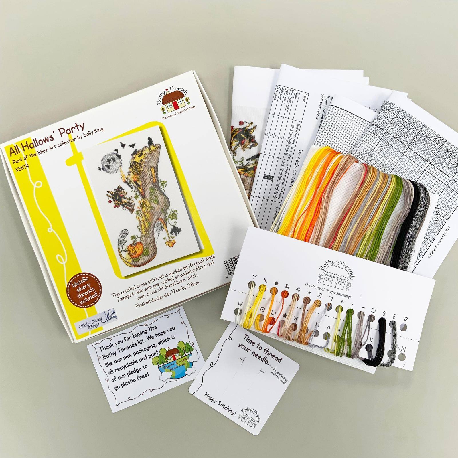 Bothy Threads All Hallows' Party Counted Cross Stitch Kit