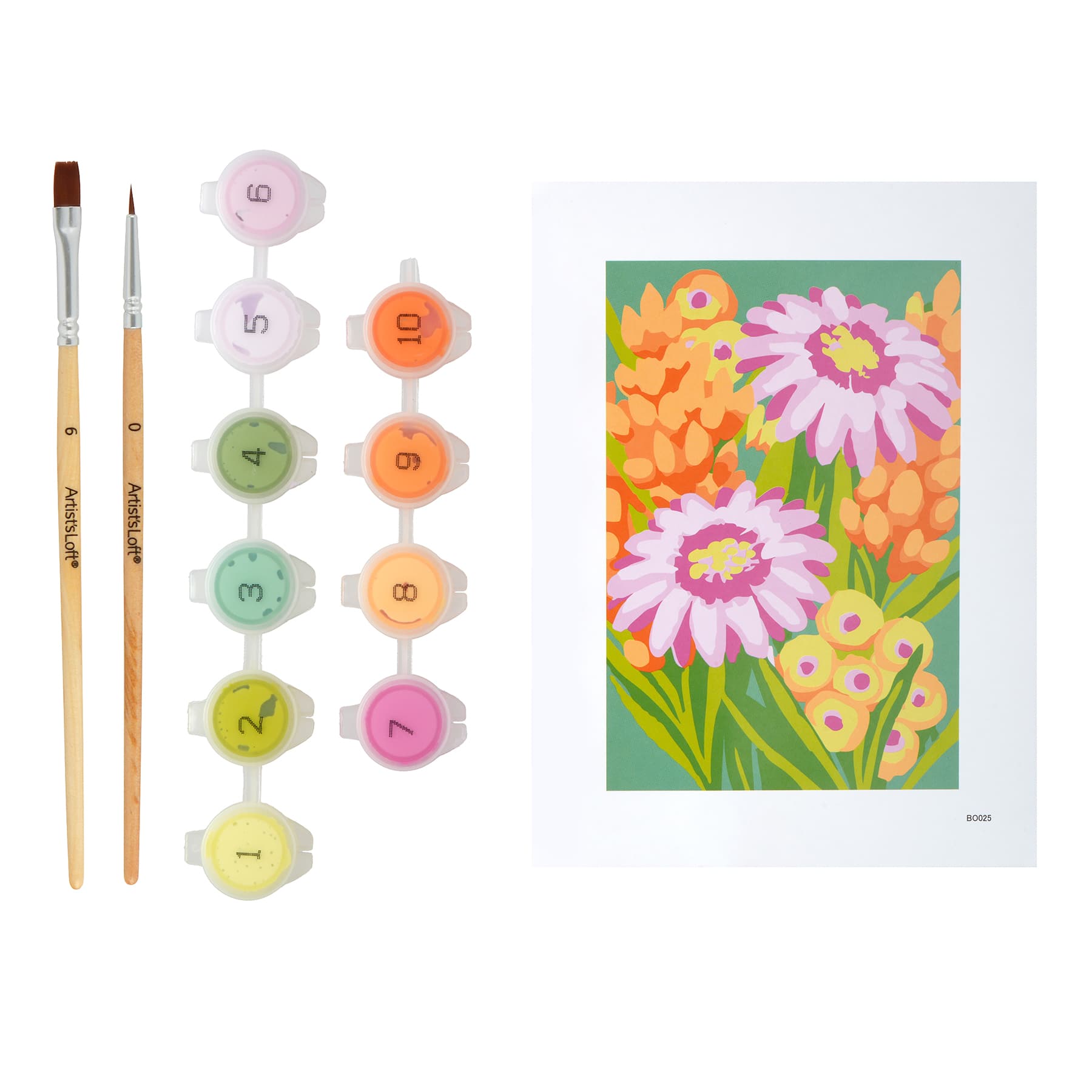 Bouquet Paint-by-Number Framed Mini Kit by Artist's Loft®