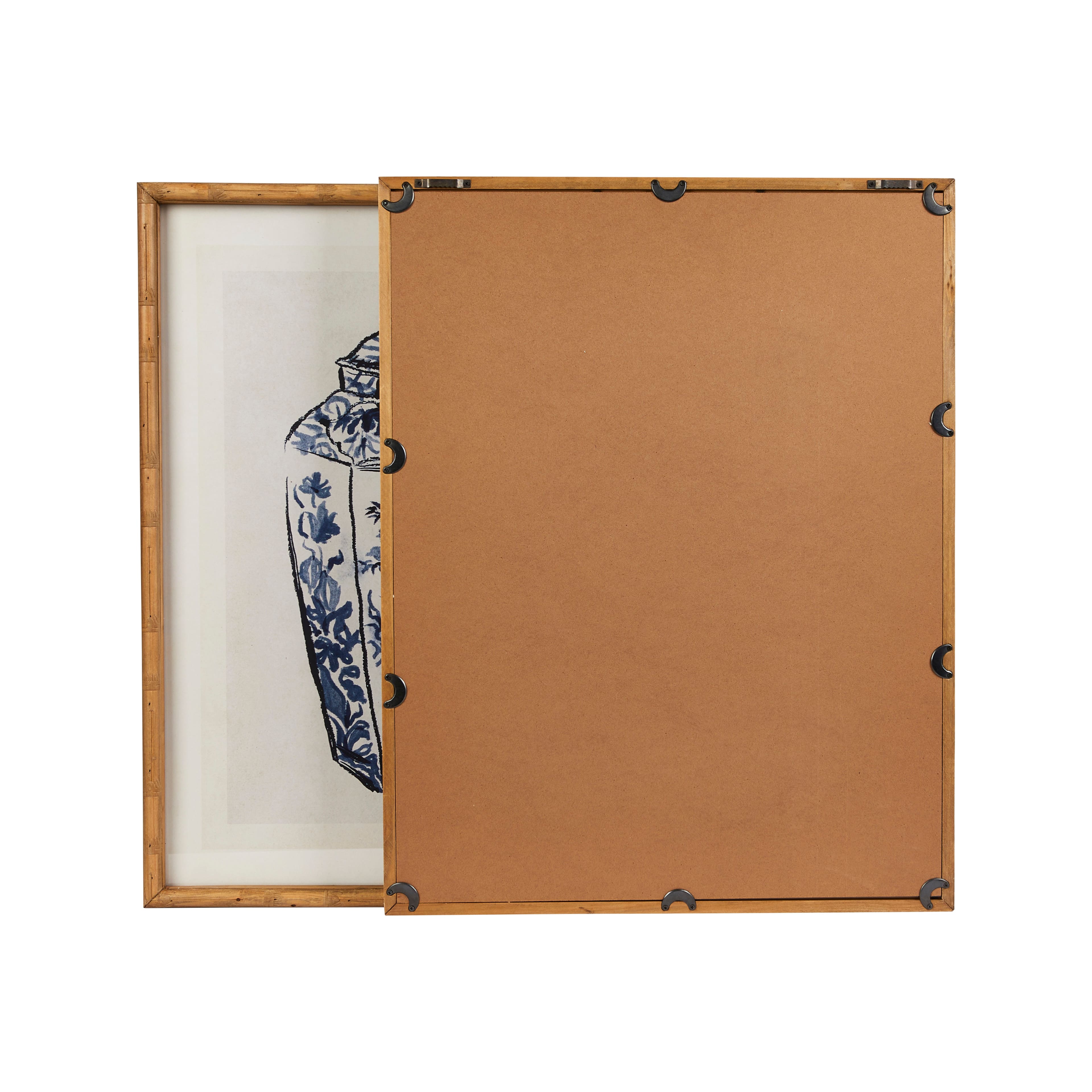 Hello Honey® Ginger Jar Wall Art with Wood Frame & Glass Cover Set