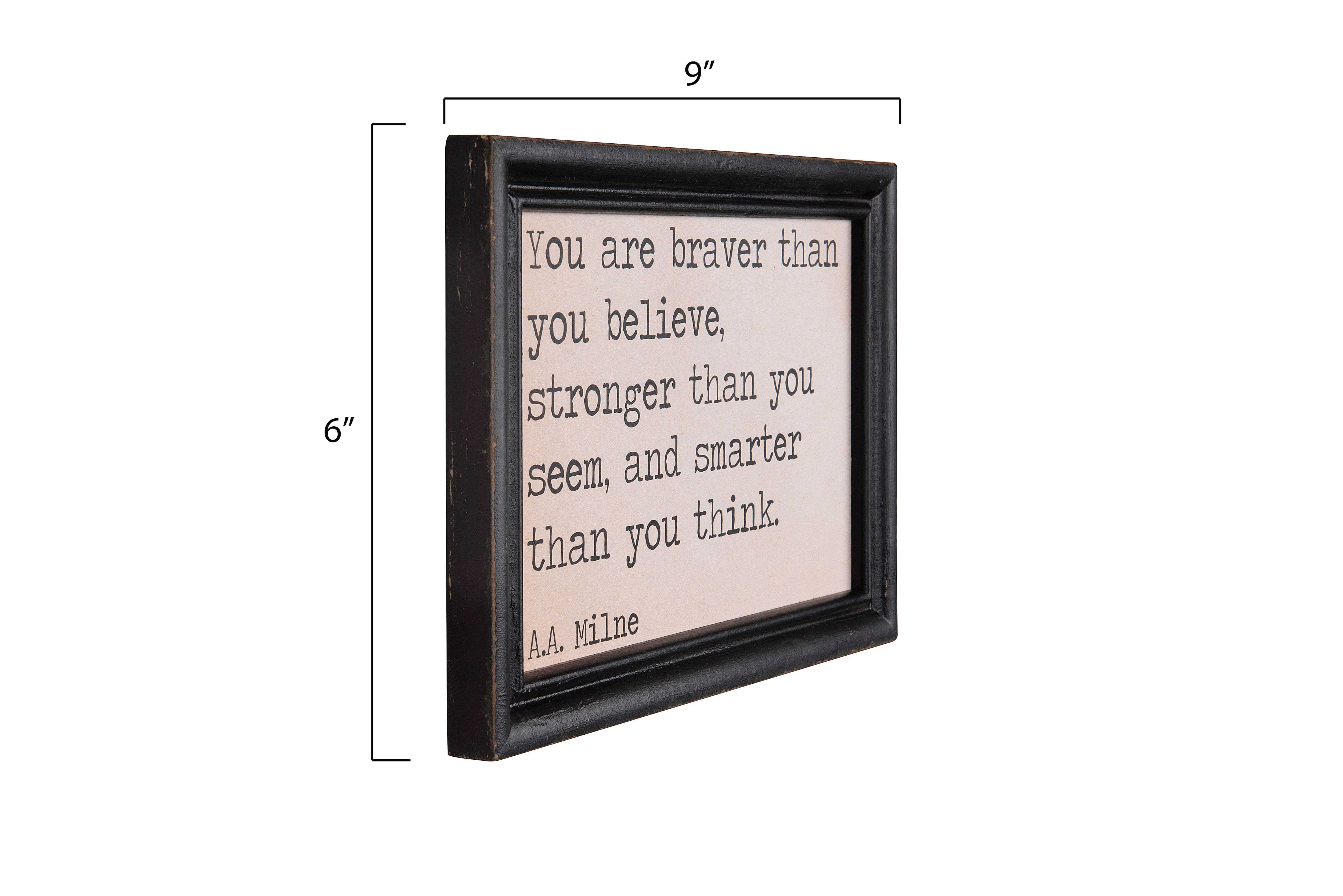 Hello Honey® Wood Framed Inspiration Phrases Set