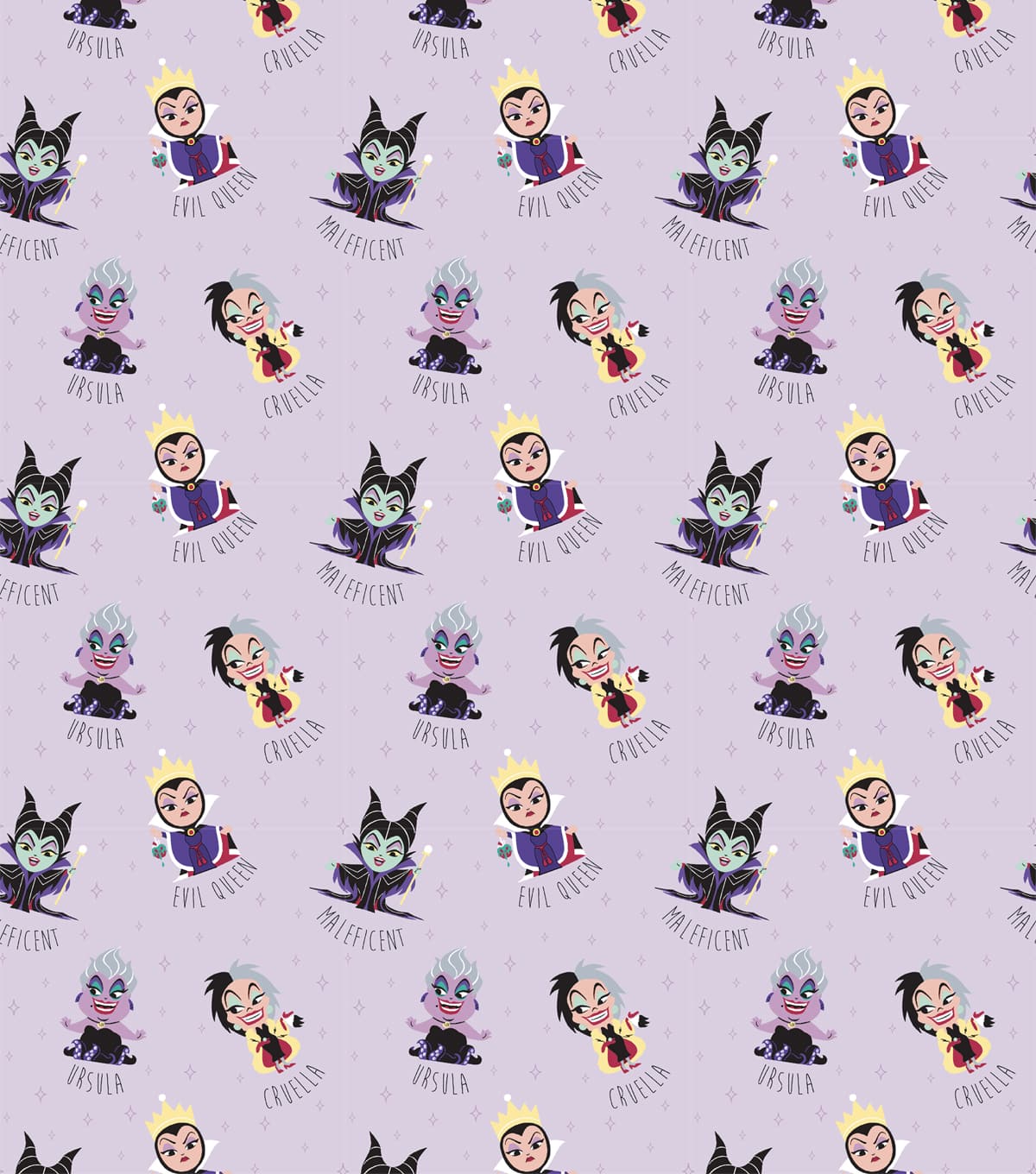 Disney® Villains Toss Cotton Fabric