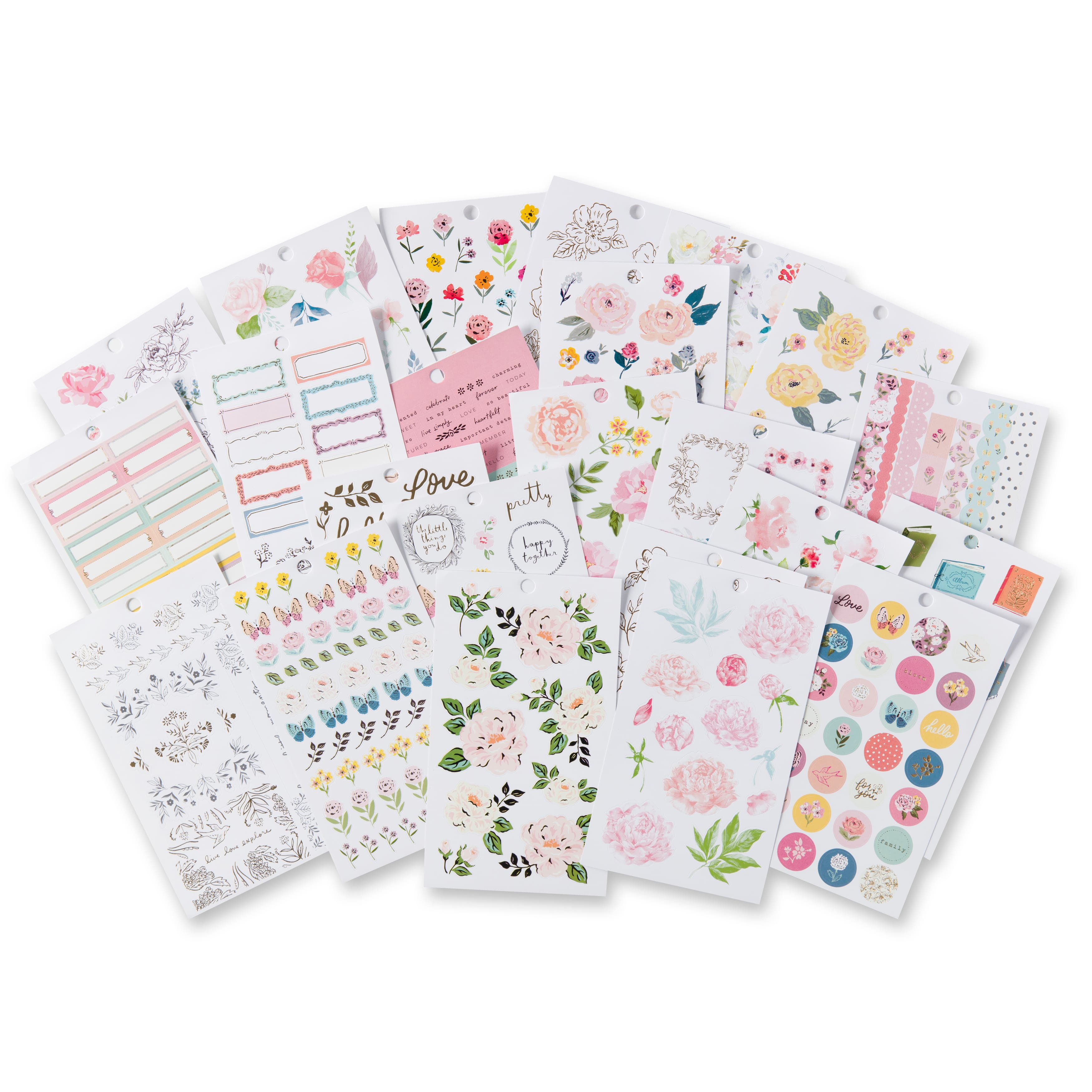 12 Pack: Sketchbook Garden Stickers by Recollections™