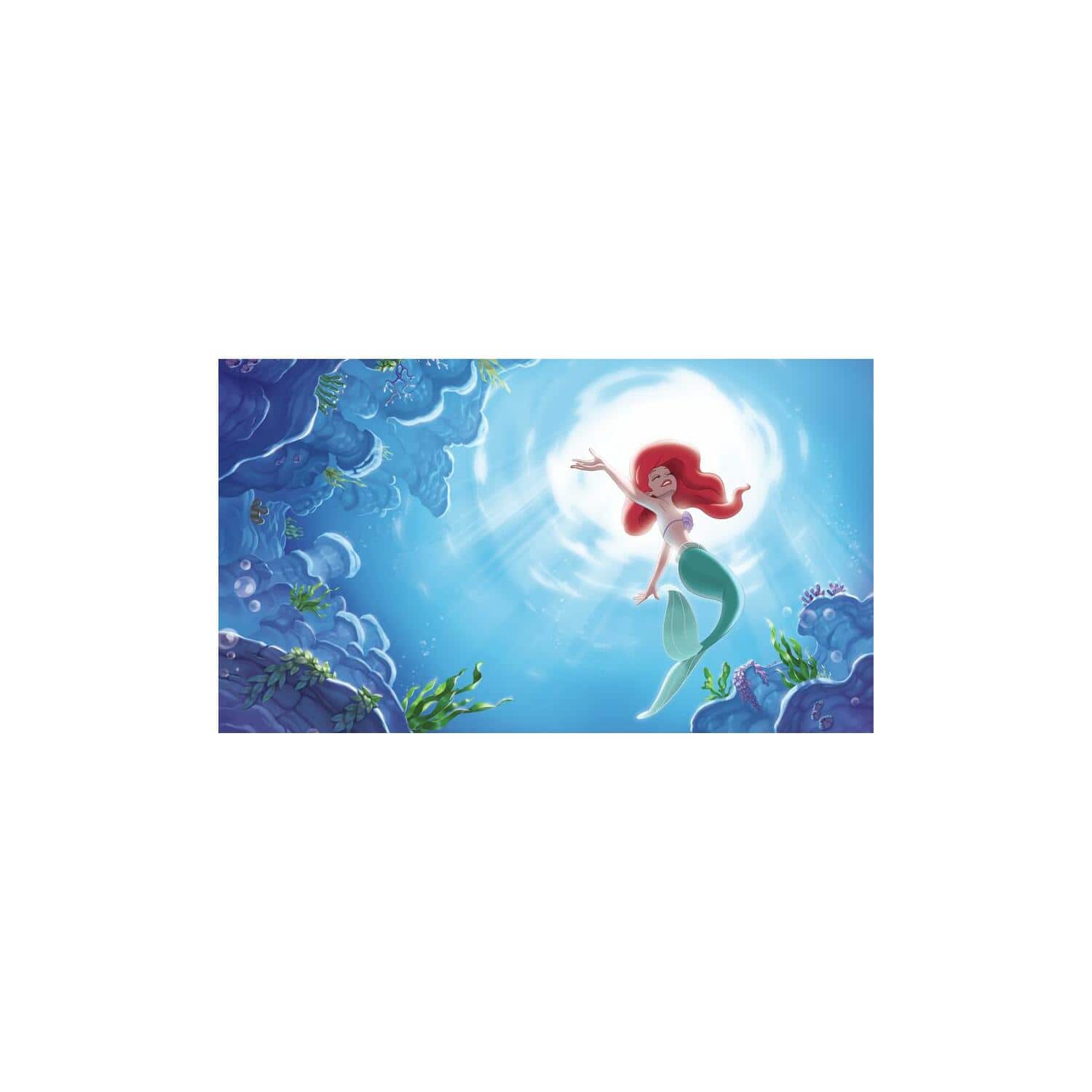 Disney The Little Mermaid XL Chair Rail Prepasted Mural