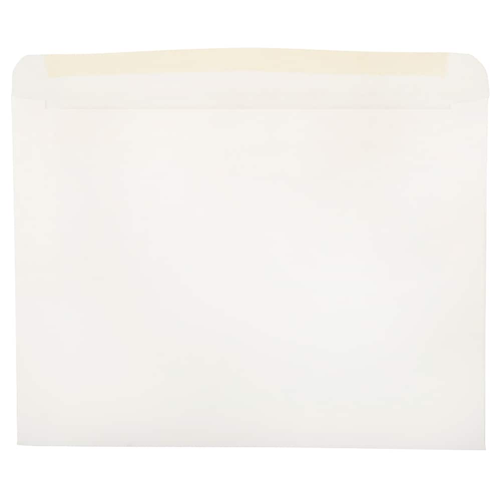 JAM Paper 9" x 12" White Booklet Commercial Window Envelopes, 25ct.