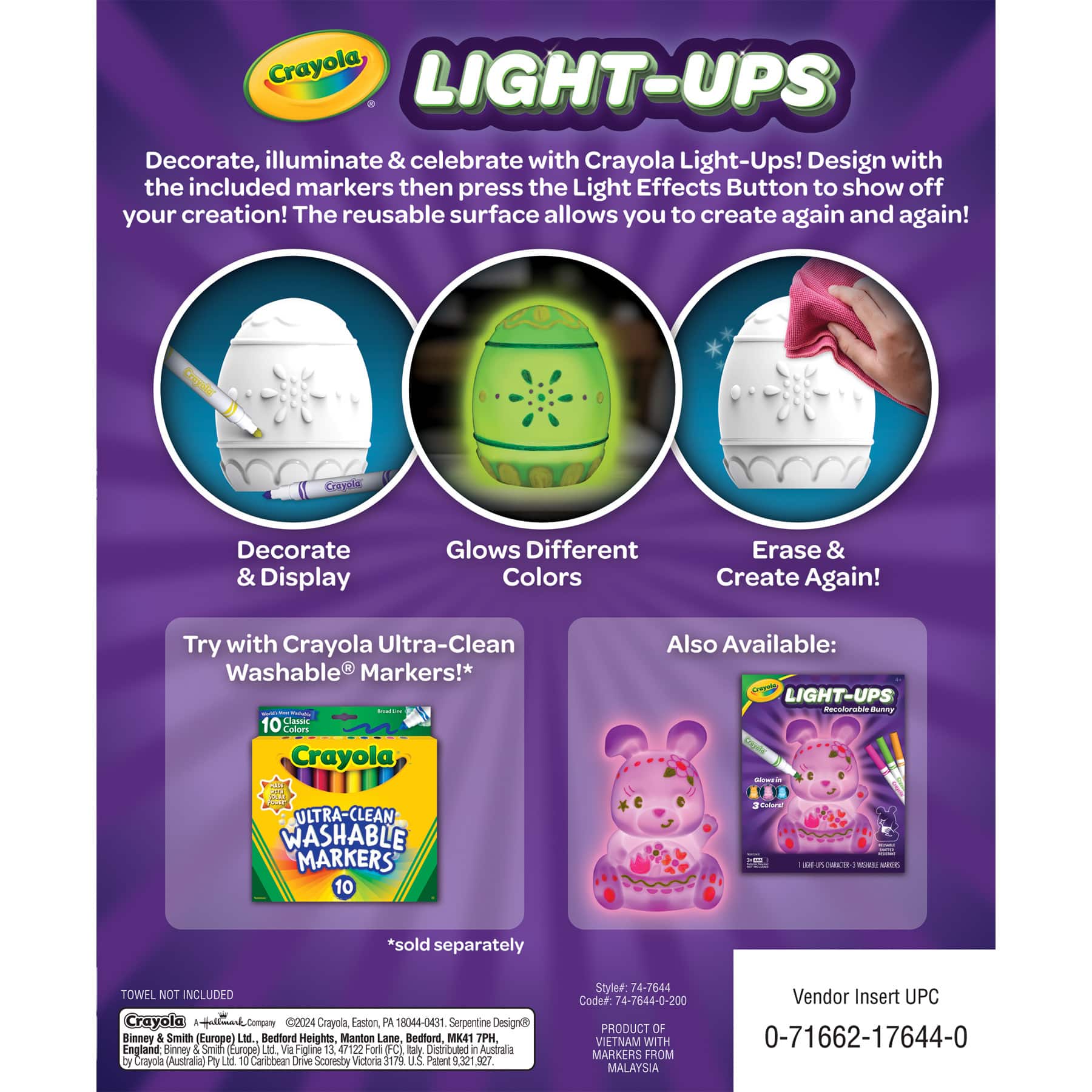 Crayola® Egg Light Ups, Pack of 2