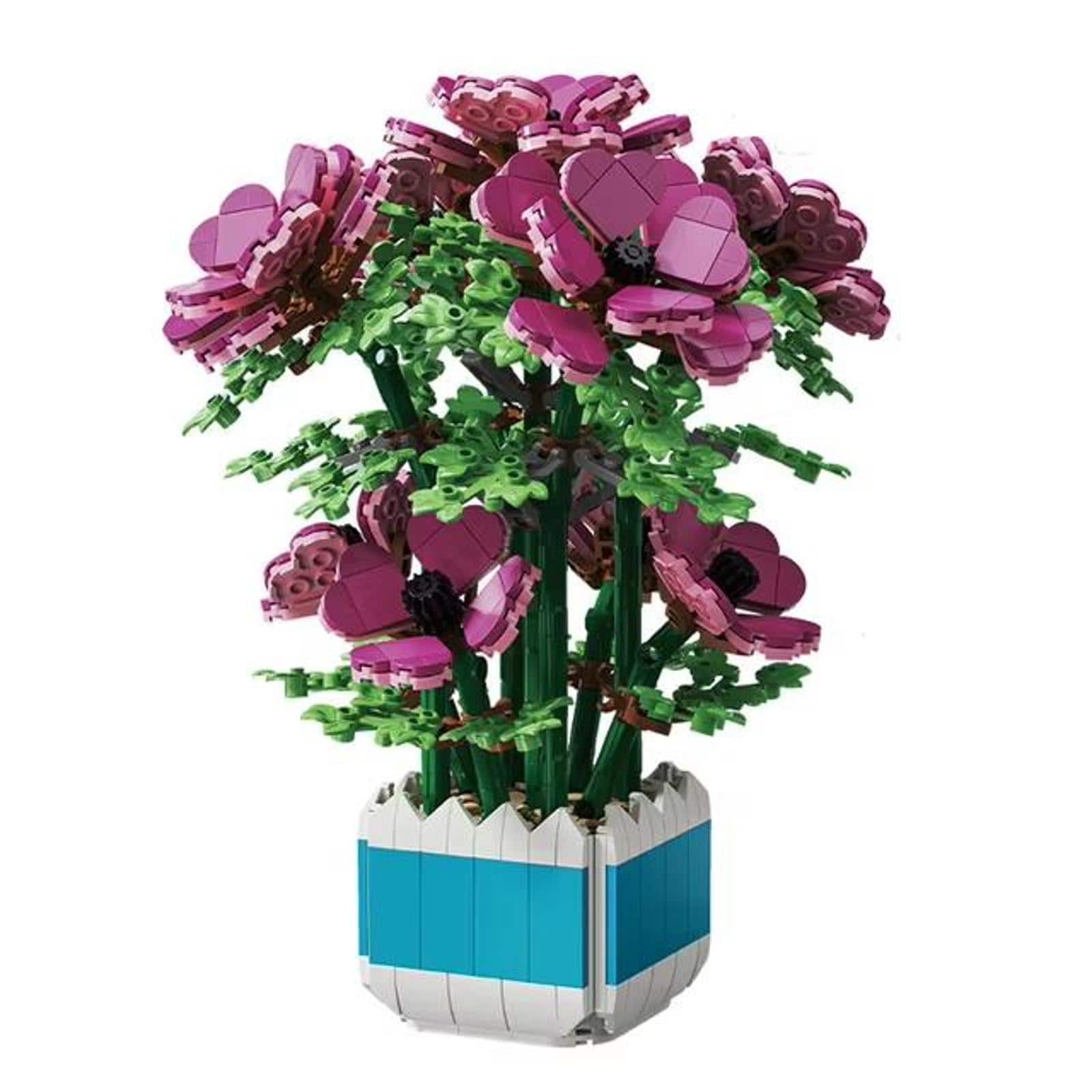 Wizardi Actiniaria Potted Flower Building Brick