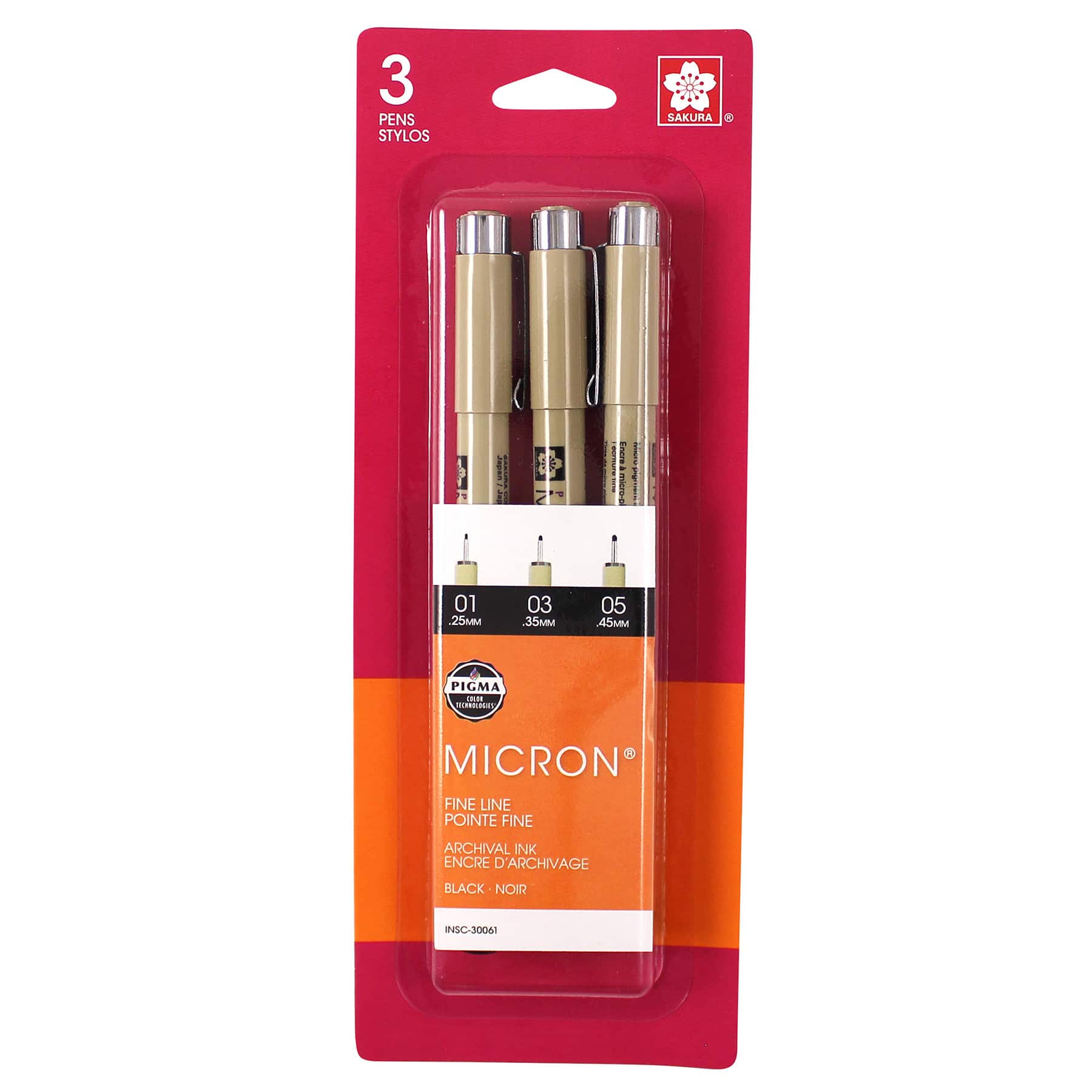 Pigma® Micron® Black Fine Line Pen Set