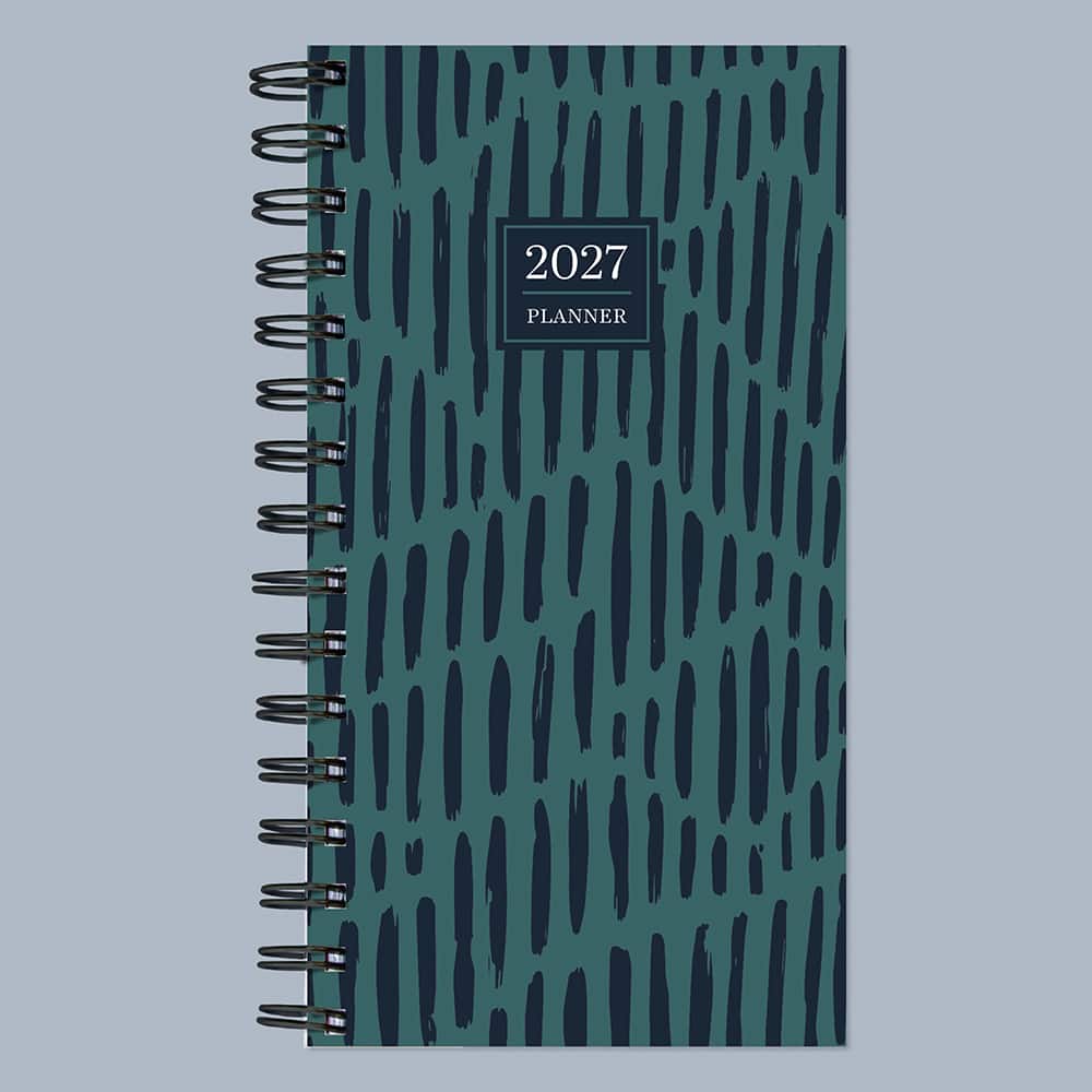2027 Blue Streak Small Weekly Monthly Planner
