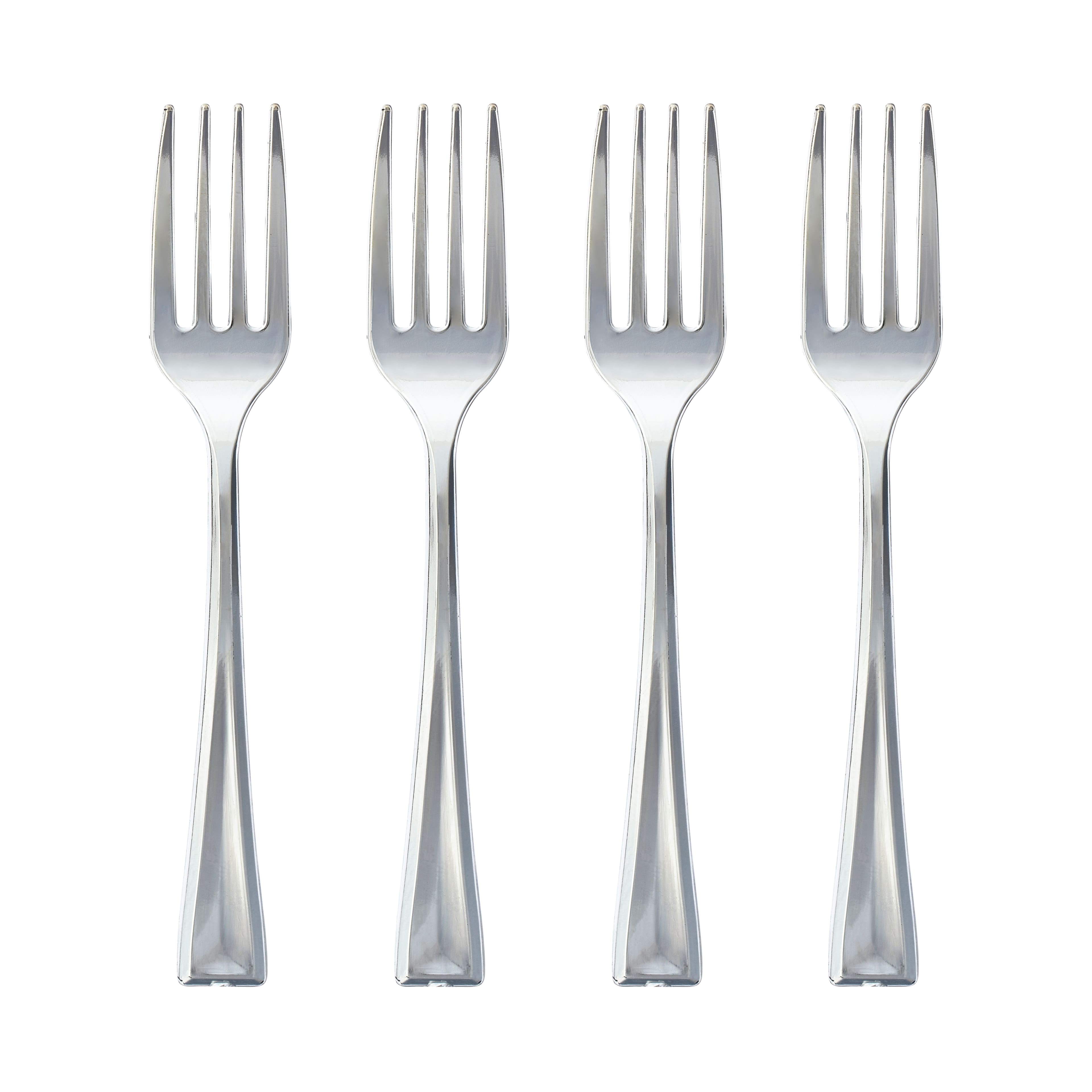 Silver Plastic Mini Forks by Celebrate It™, 24ct.