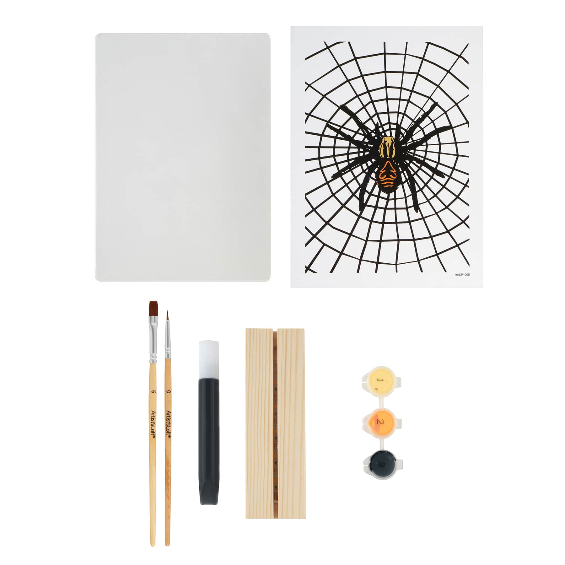 Light Up Spider Paint-by-Number Acrylic Surface Kit by Artist's Loft®