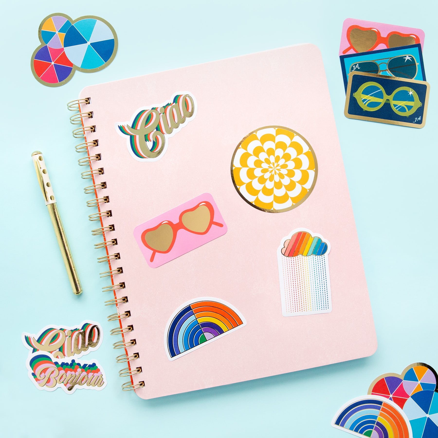 Jonathan Adler x Michaels Summer Sorbet Vinyl Stickers