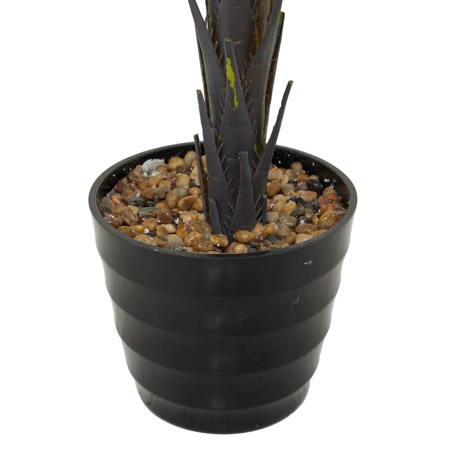 43" Green PVC Contemporary Potted Artificial Tree