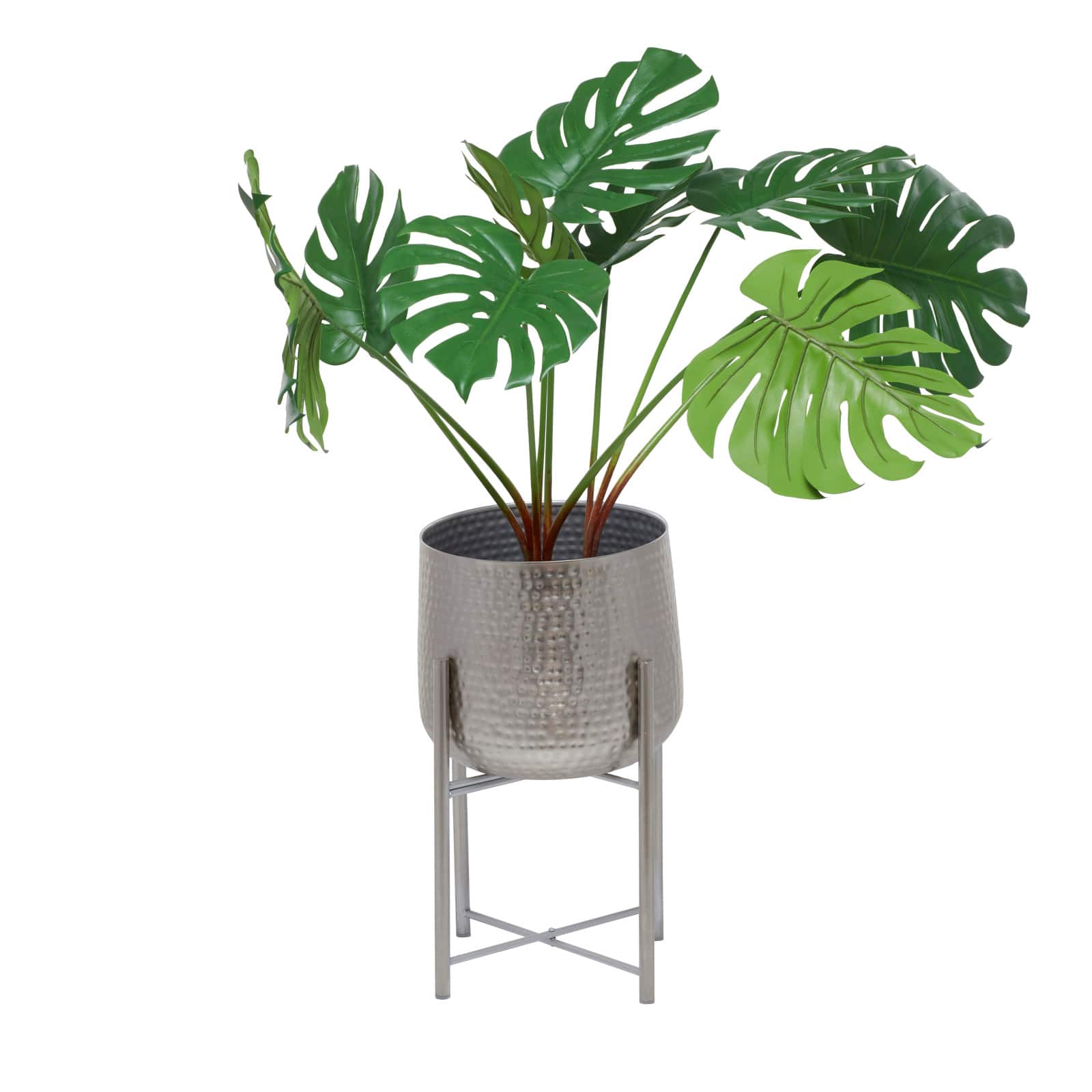 Silver Transitional Planter, Set of 2" 19", 16"