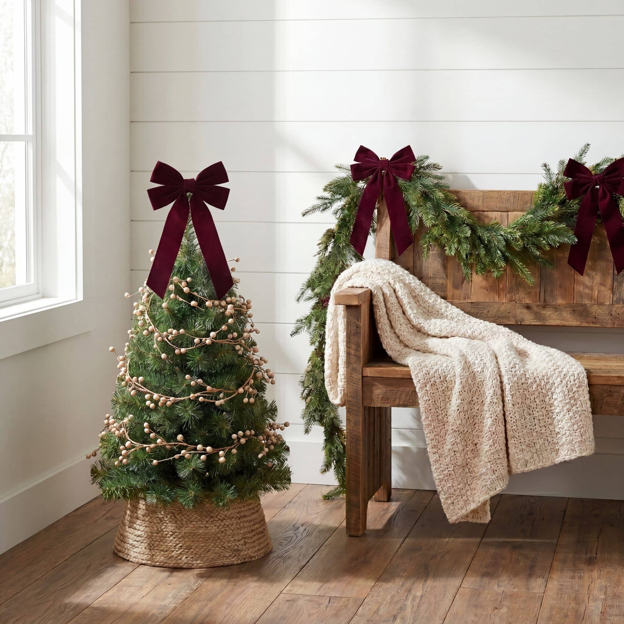 Nearly Natural 3ft. Green Artificial Christmas Tree