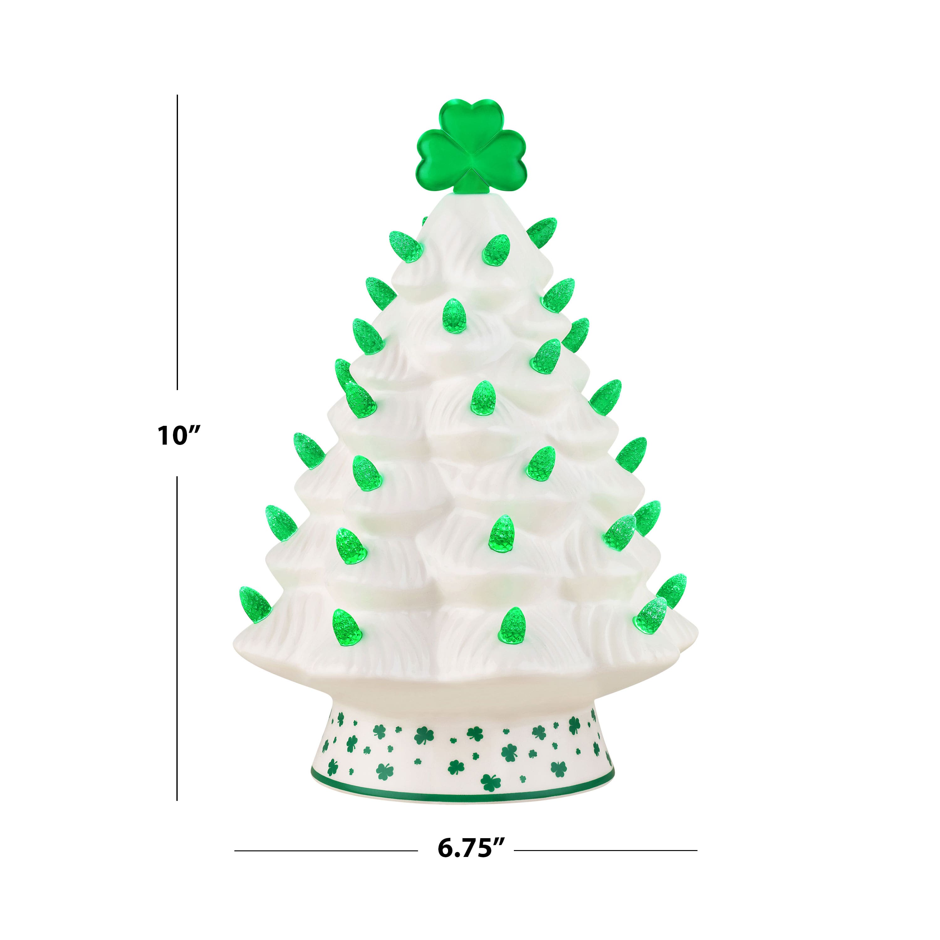 Mr. Lucky 10" Ceramic Shamrock Tree