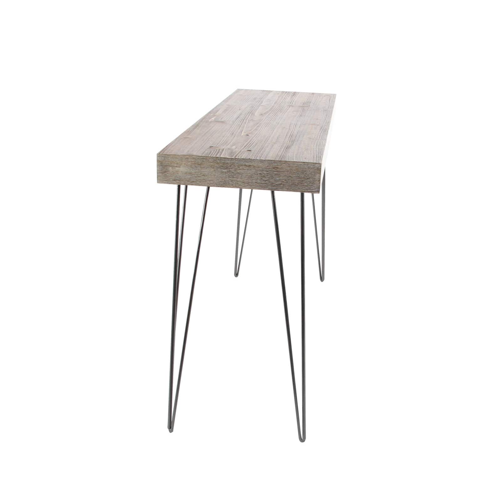 47" Brown Modern Wood Console Table