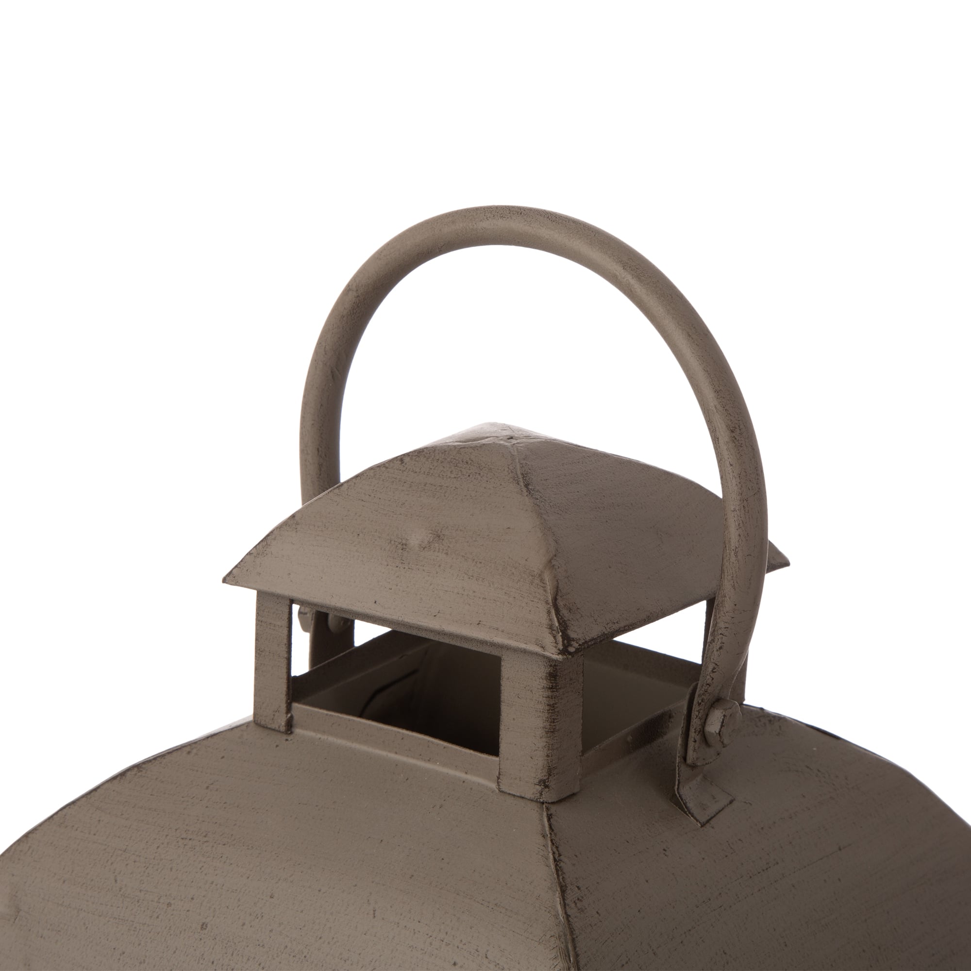 Glitzhome® White Wooden Modern Farmhouse Lantern Set