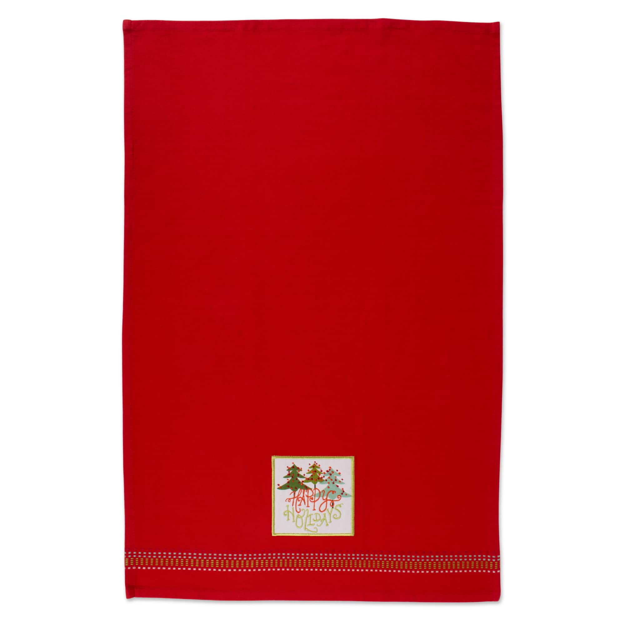 DII® Cozy Christmas Embellished Dishtowel Set
