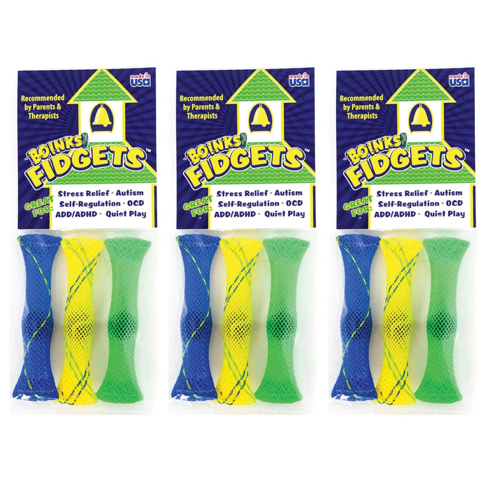 Endless Possibilities Boinks® Fidgets™ 3 Packs of 3