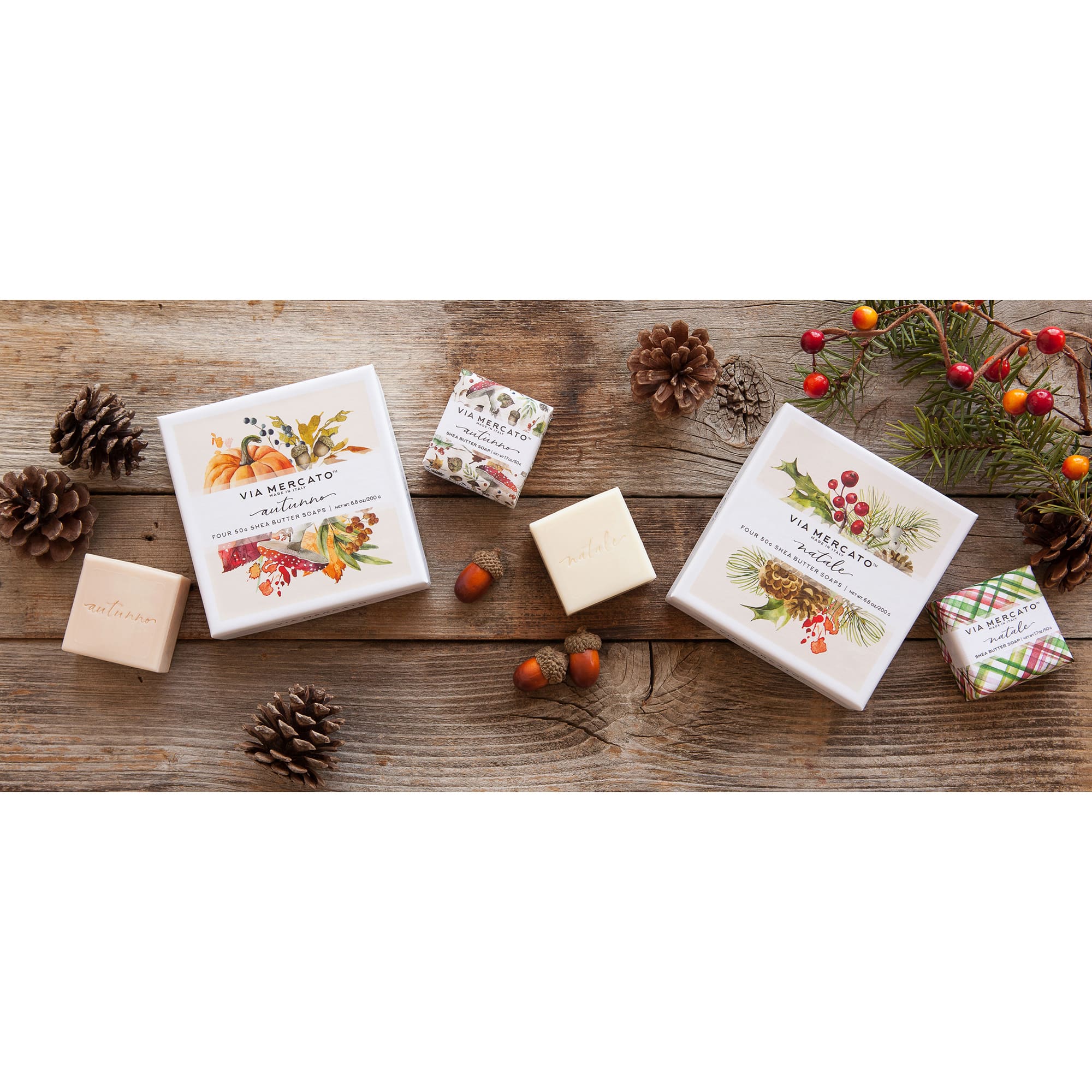 European Soaps Autunno 4 Bar Gift Set