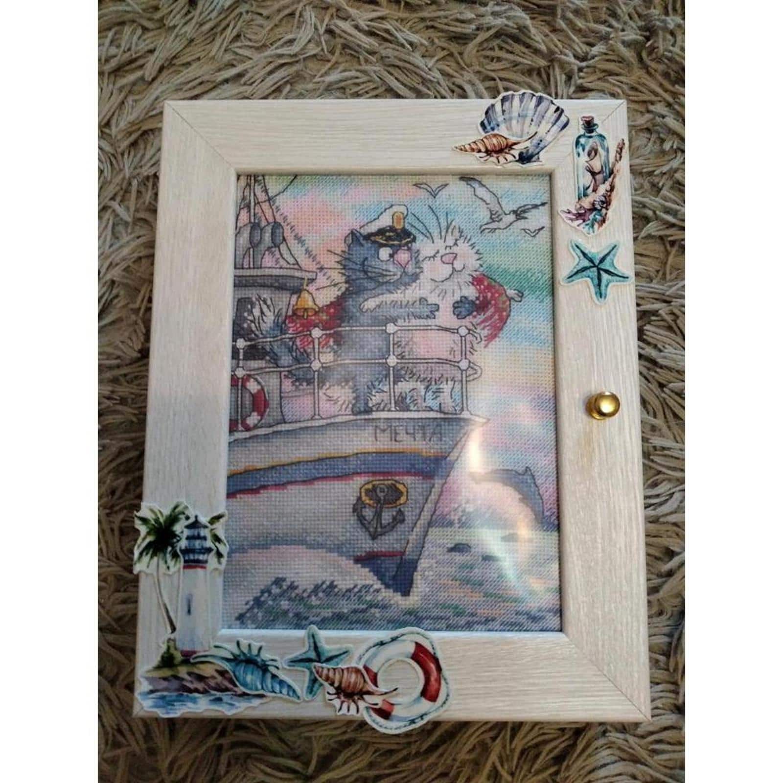 MP Studia Sea Of Love Cross Stitch Kit
