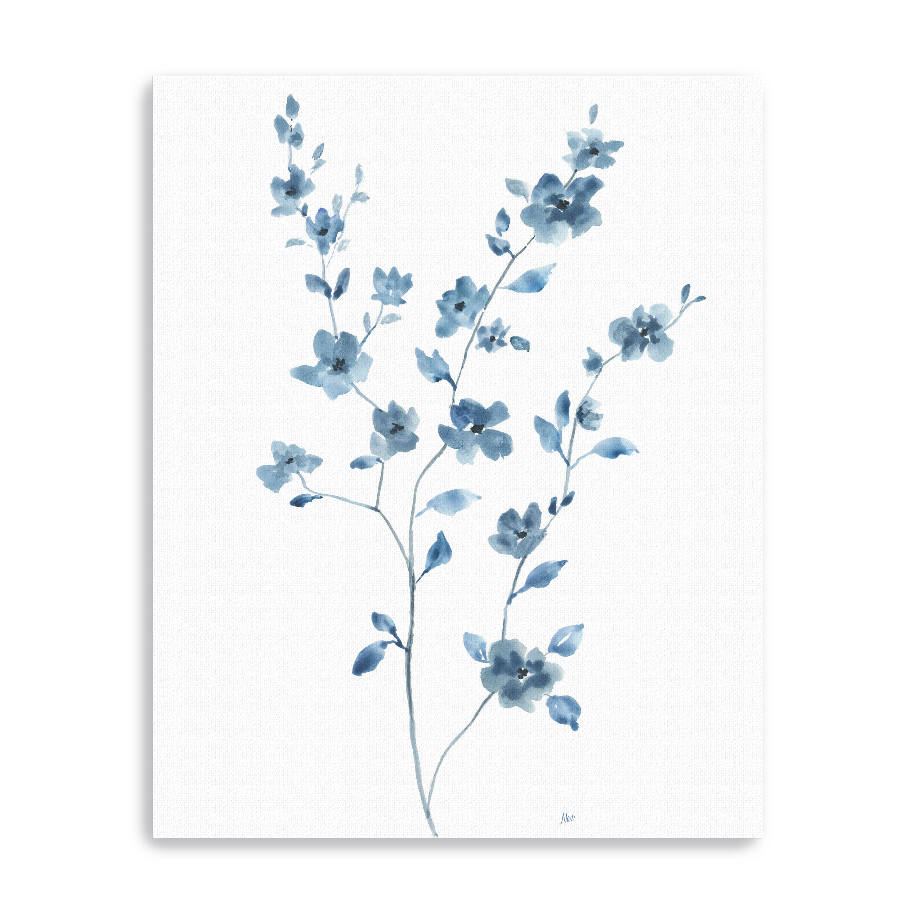 Blue Blossom II Canvas Giclee