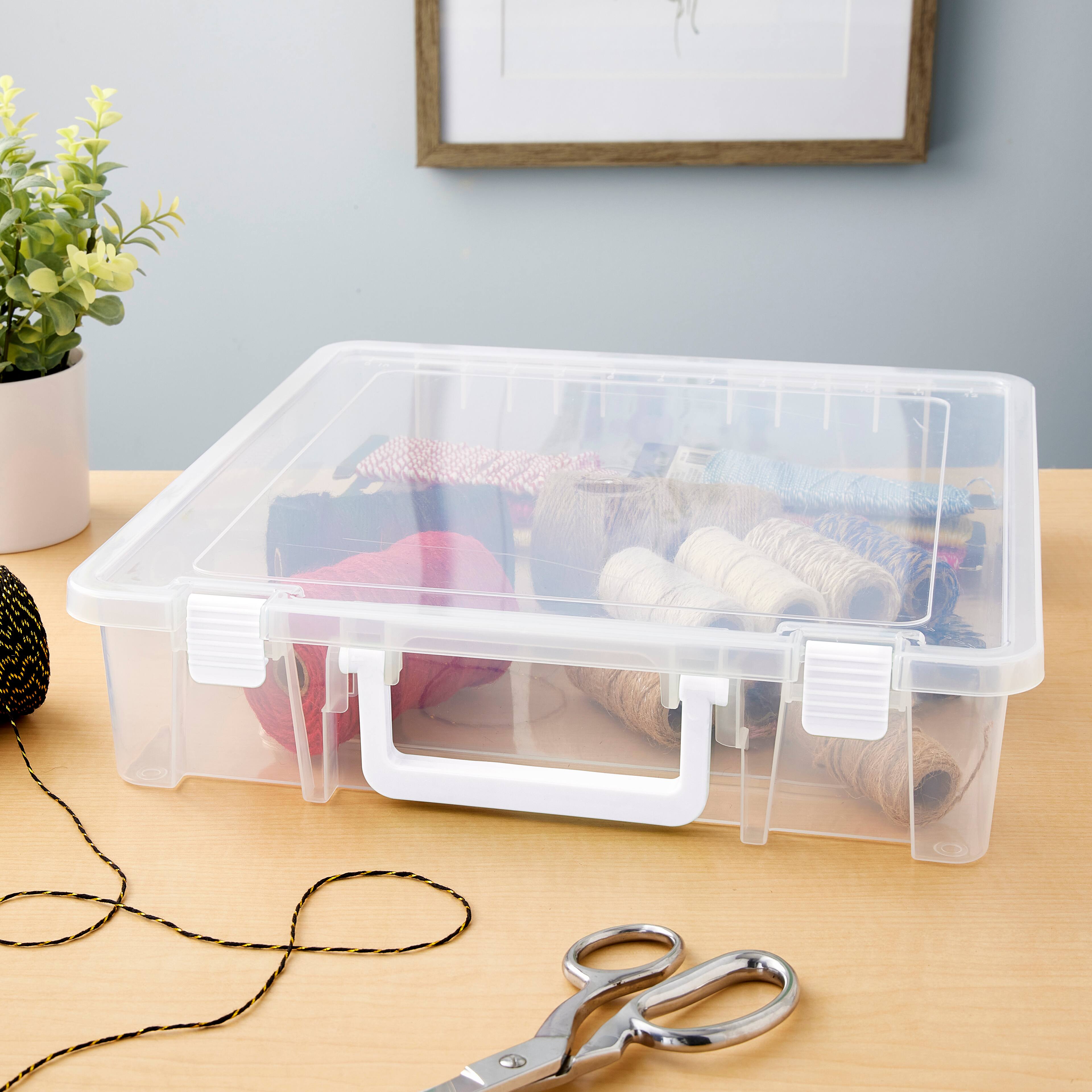 12" x 12" Latching Storage Case by Simply Tidy™