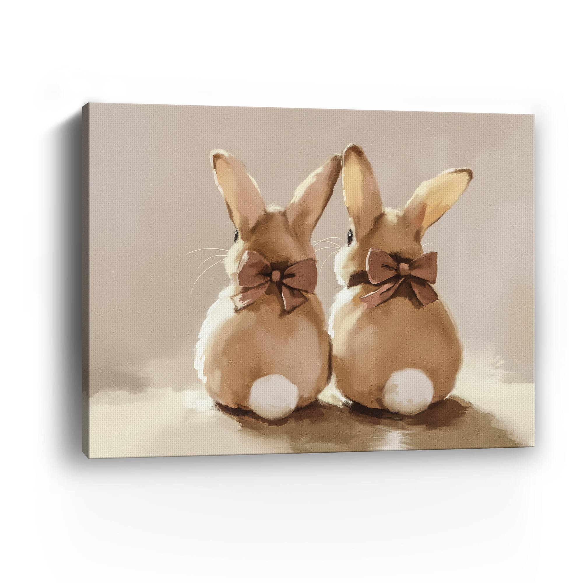 Lumaprints Buck and Doe Canvas Giclée Art
