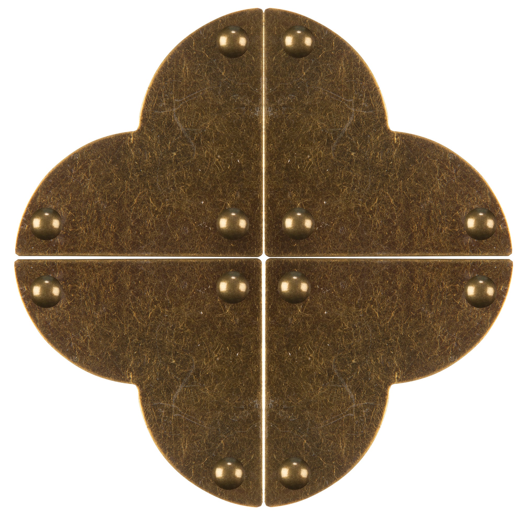 Dritz® Home Pack of 3 Large Textured Quatrefoil Corners, 3ct.