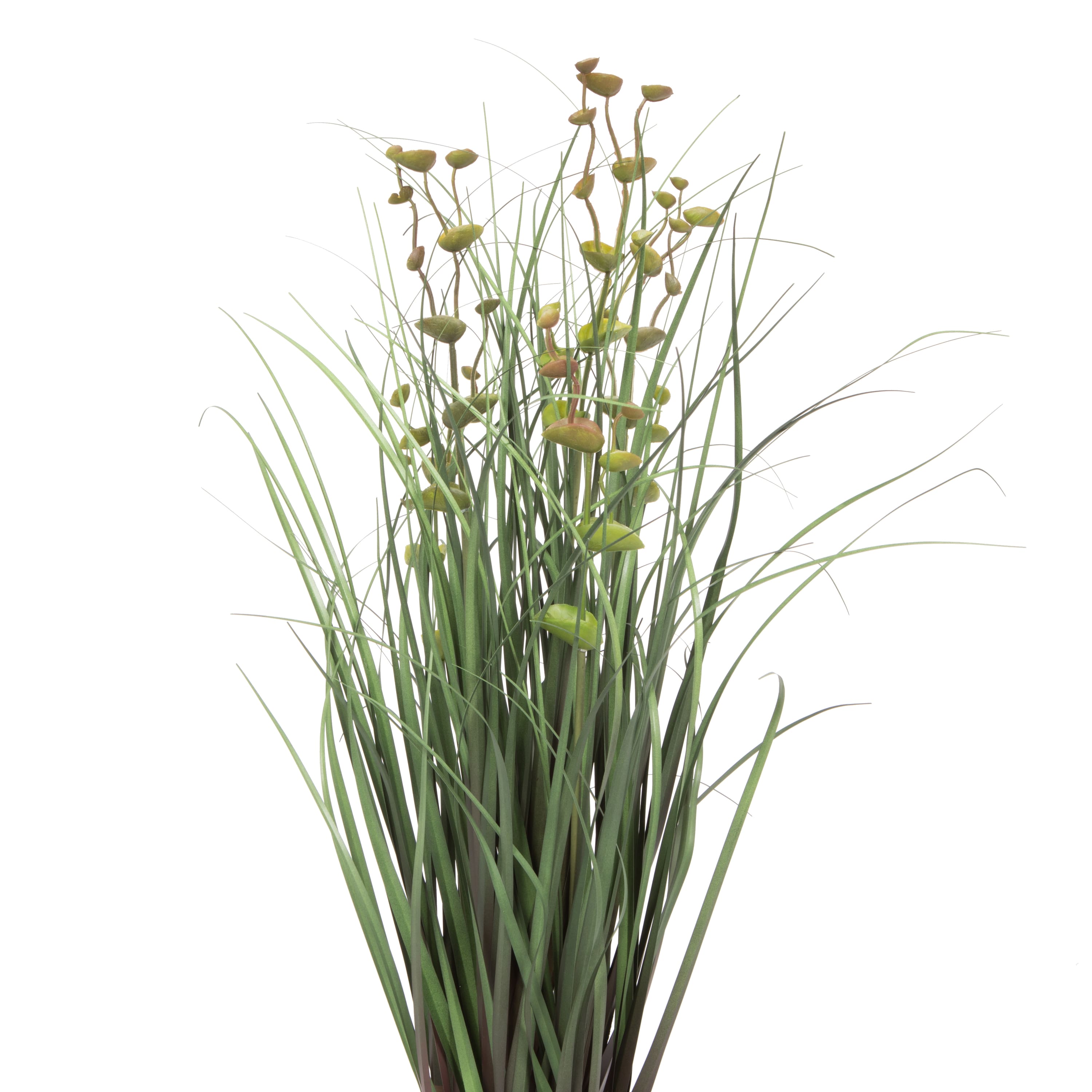 Artificial Potted Green Grass & Eucalyptus