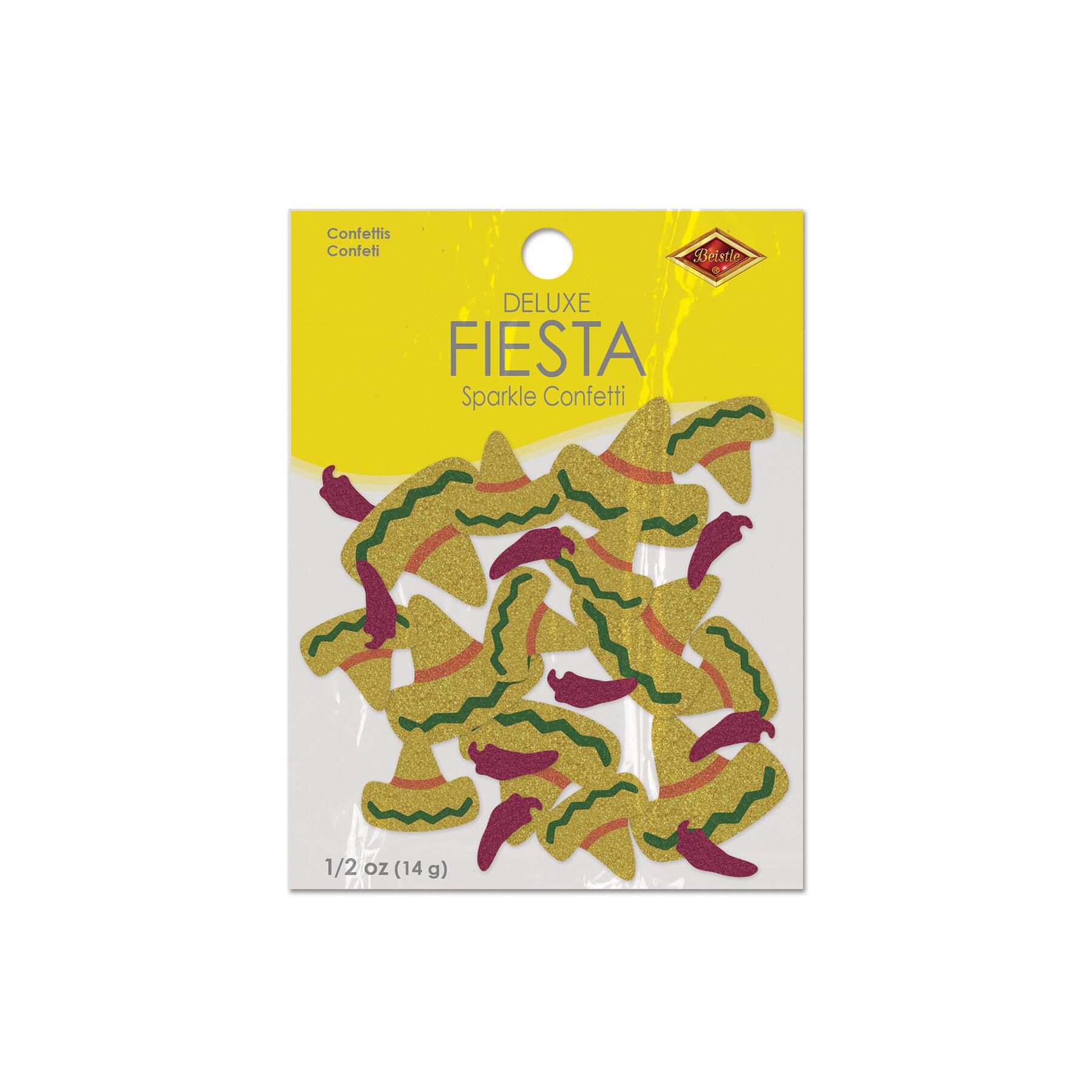Beistle 1oz. Fiesta Deluxe Sparkle Confetti, 2ct.